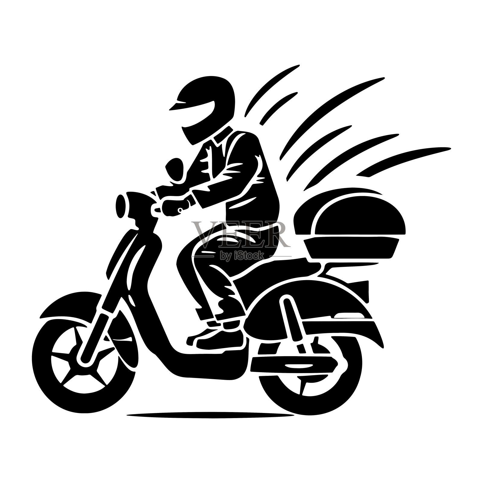 速递简单标志插画图片素材