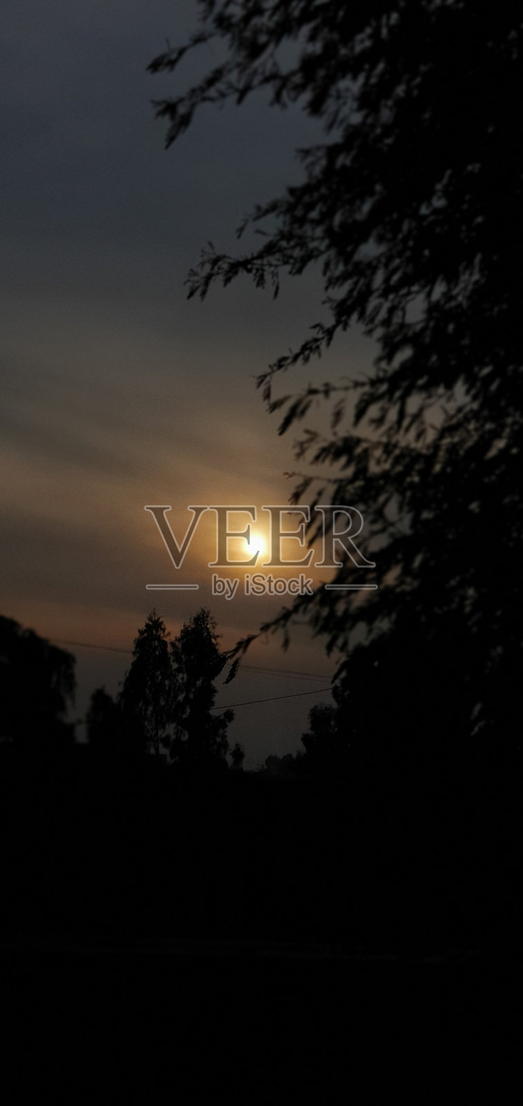 晚霞照片摄影图片