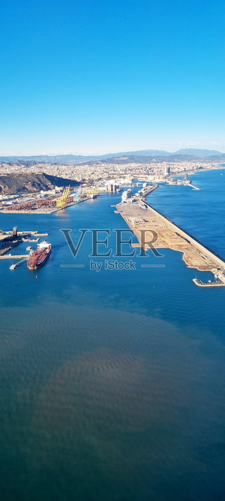 巴塞罗那港照片摄影图片