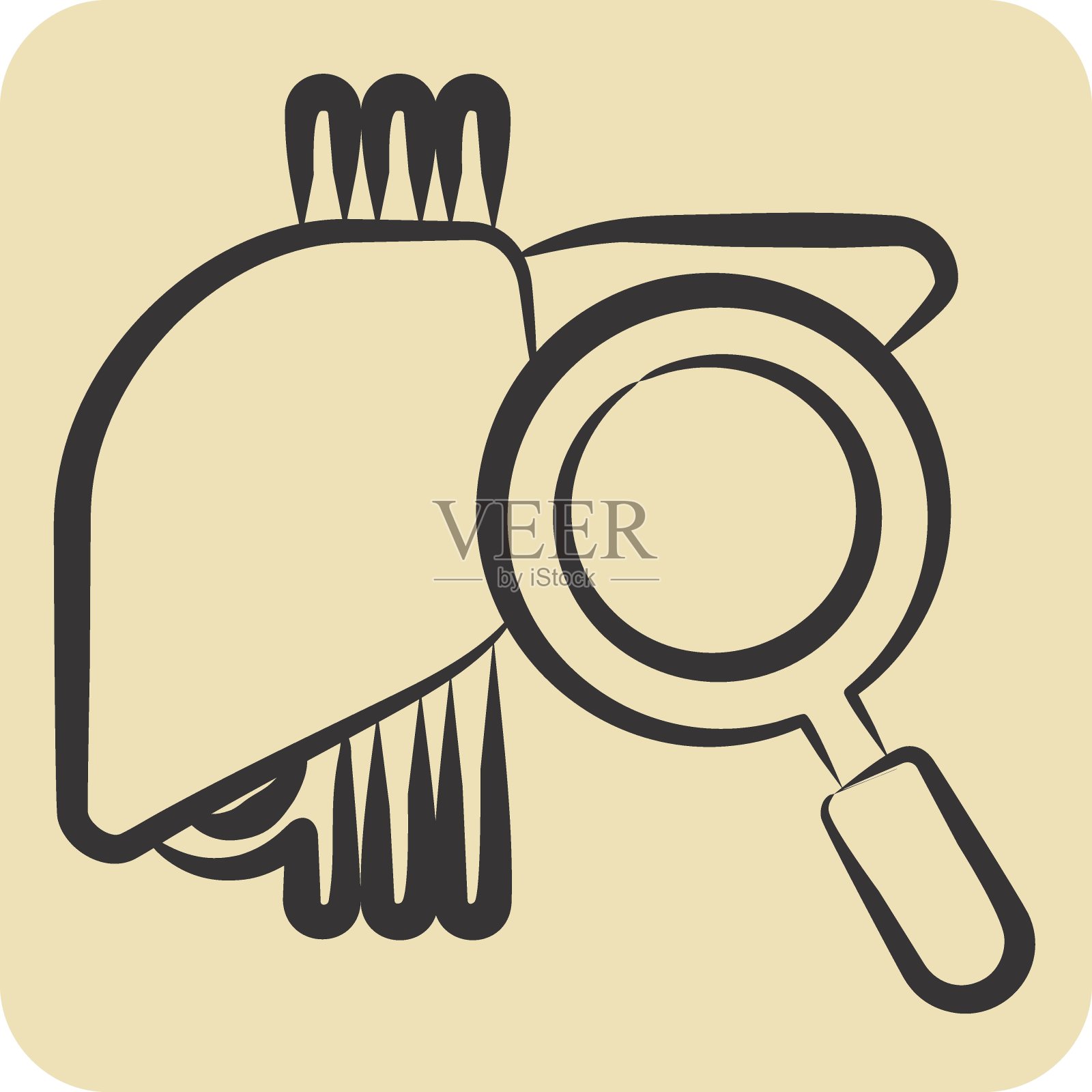 图标肝脏测试。与肝病学符号相关。手绘风格。简单的设计可编辑。简单的说明插画图片素材