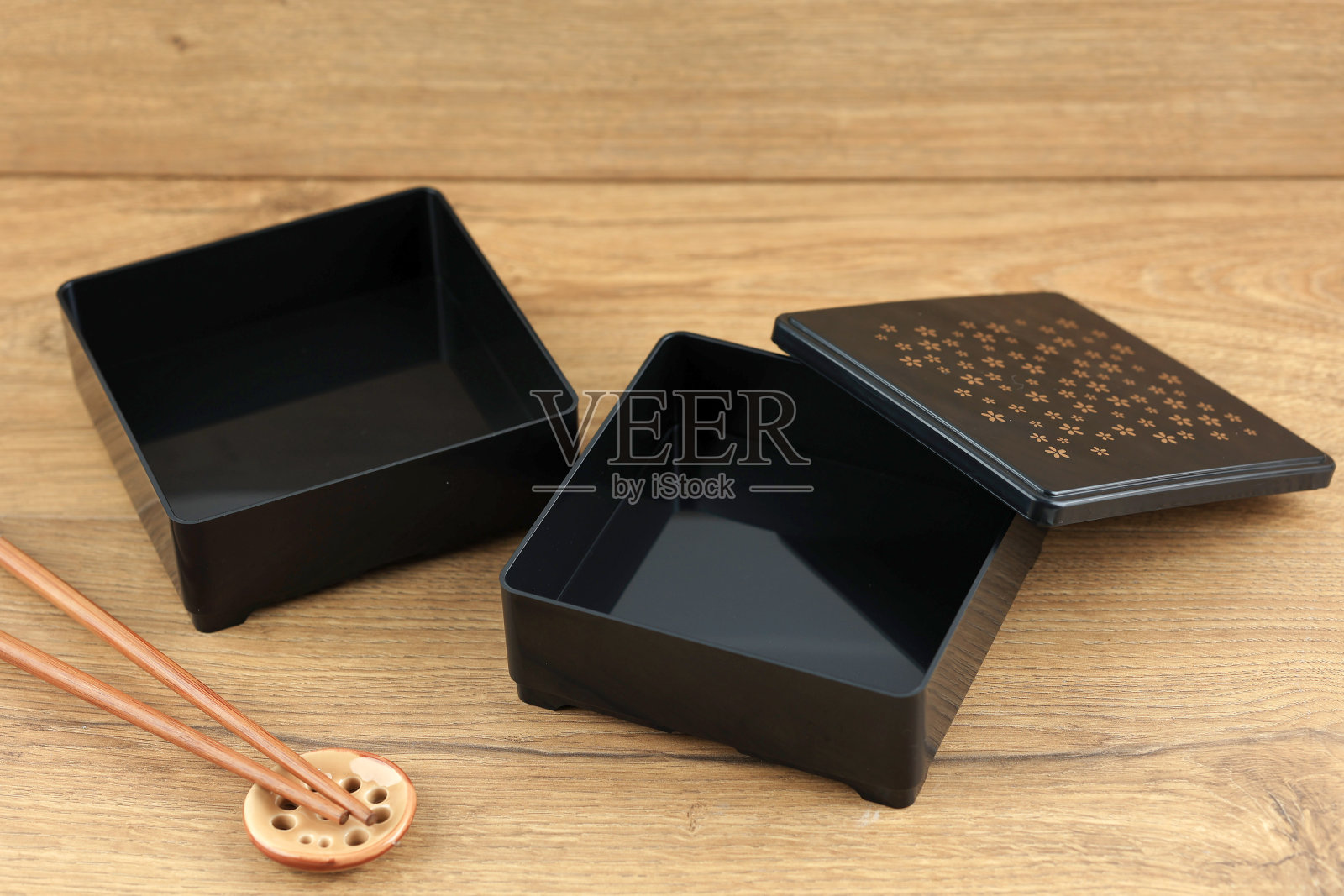 空的日本午餐盒照片摄影图片