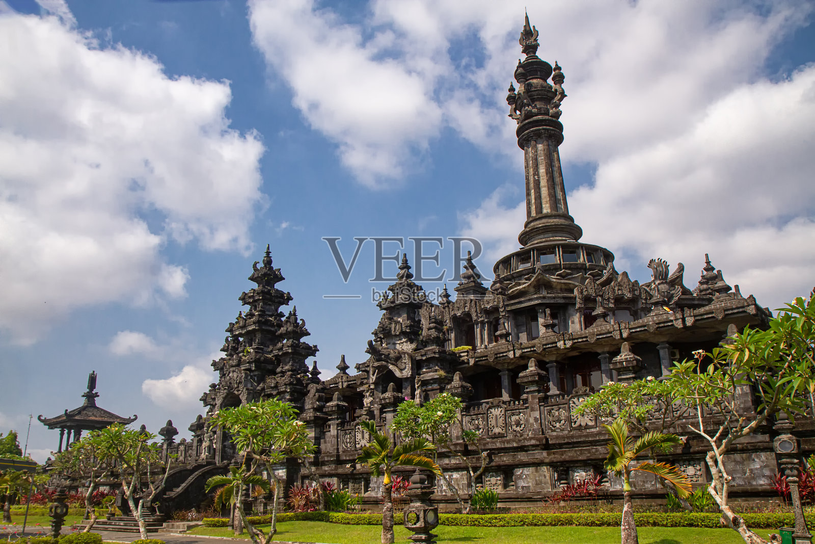 Bajra Sandhi纪念碑或Monumen Perjuangan Rakyat Bali，登巴萨，巴厘岛，印度尼西亚照片摄影图片