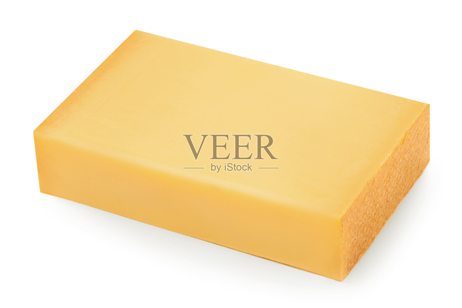 一块奶酪孤立在白色的背景上。孔特奶酪靠近。高分辨率图像照片摄影图片