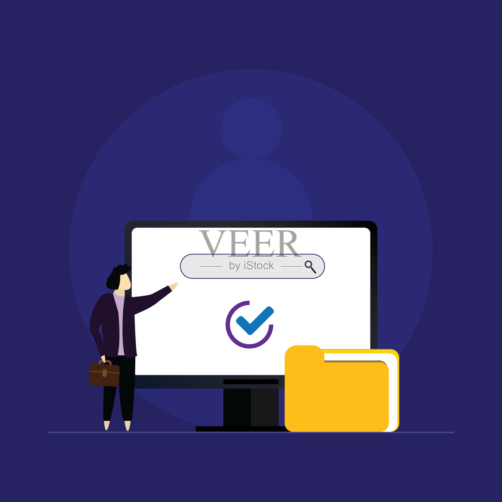 简化社交媒体算法，为有影响力的人提供内容，增加自然覆盖范围插画图片素材