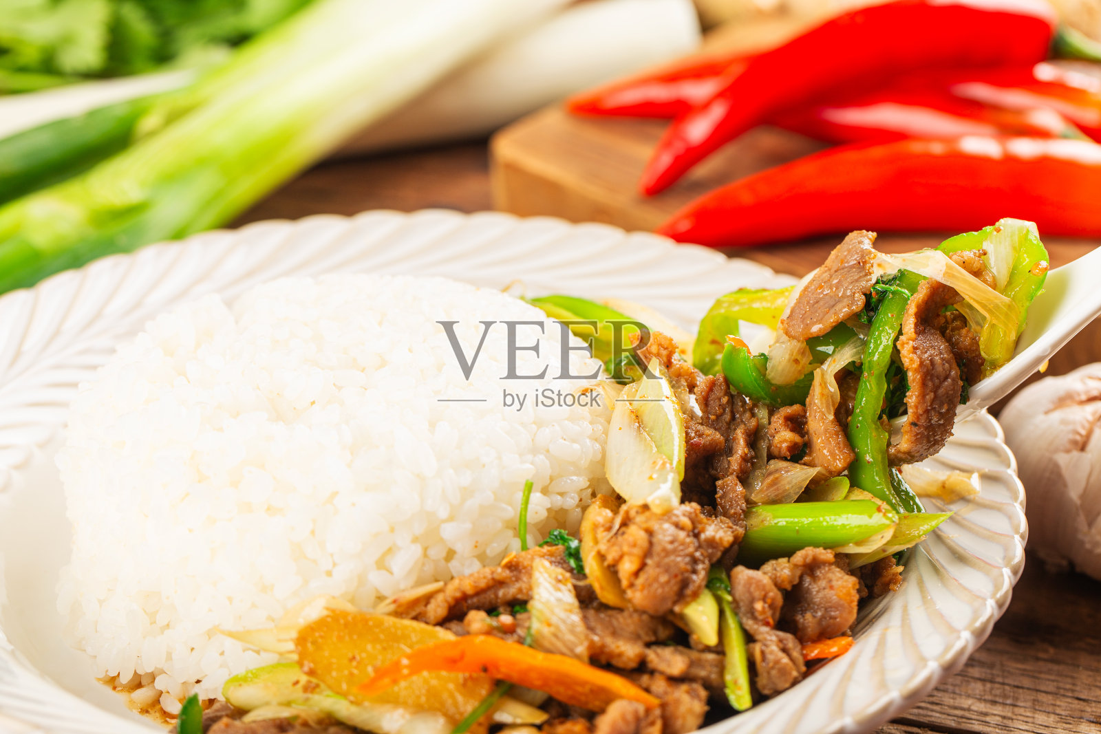 羊肉大米照片摄影图片