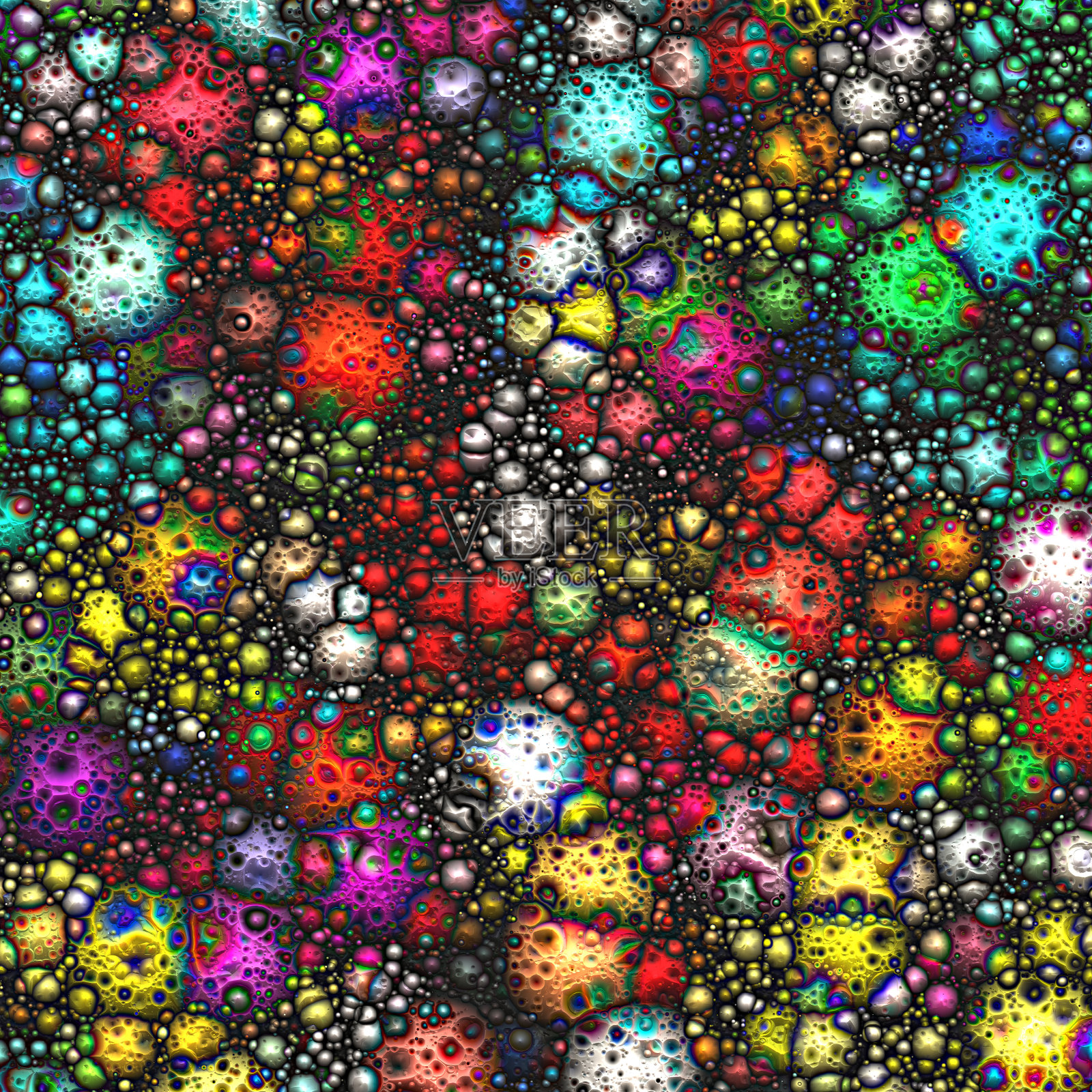 彩色3D细菌照片摄影图片