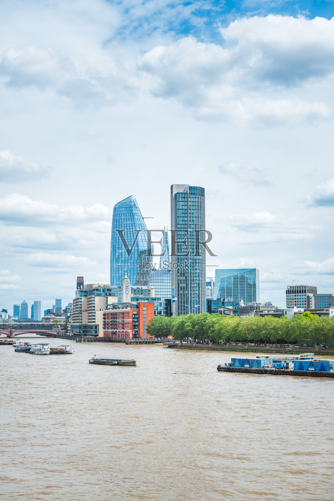 伦敦金融城金融区银行摩天大楼照片摄影图片