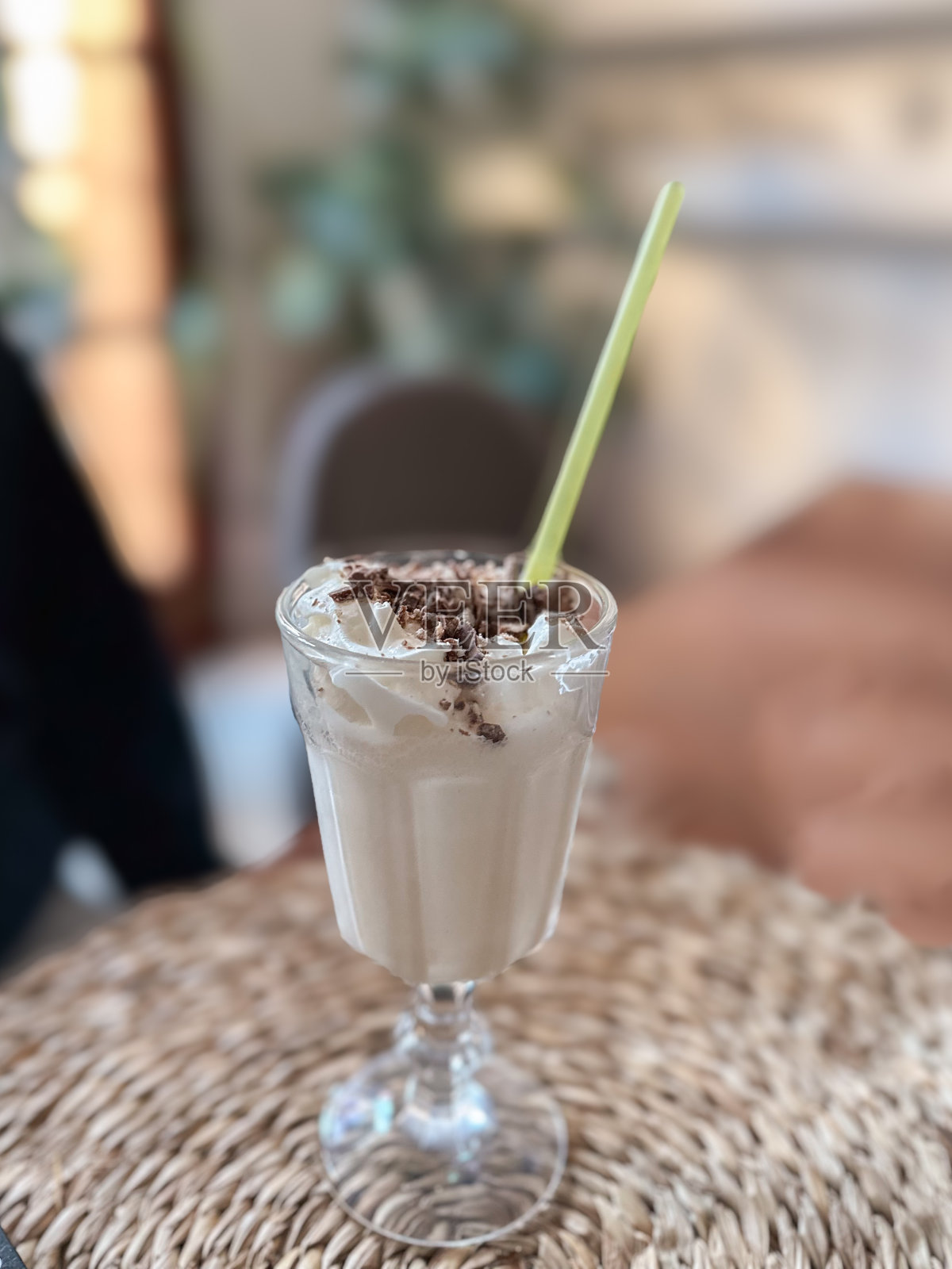 自制香草奶昔照片摄影图片