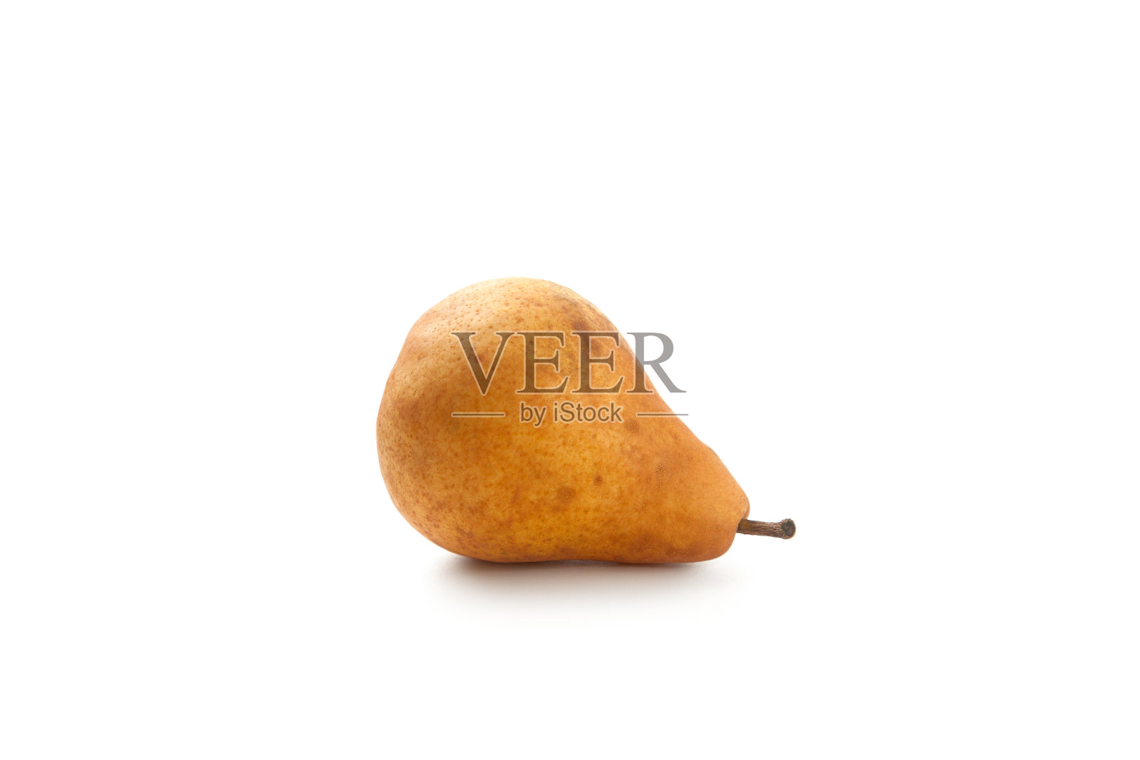 梨孤立在白色背景与剪辑路径。照片摄影图片