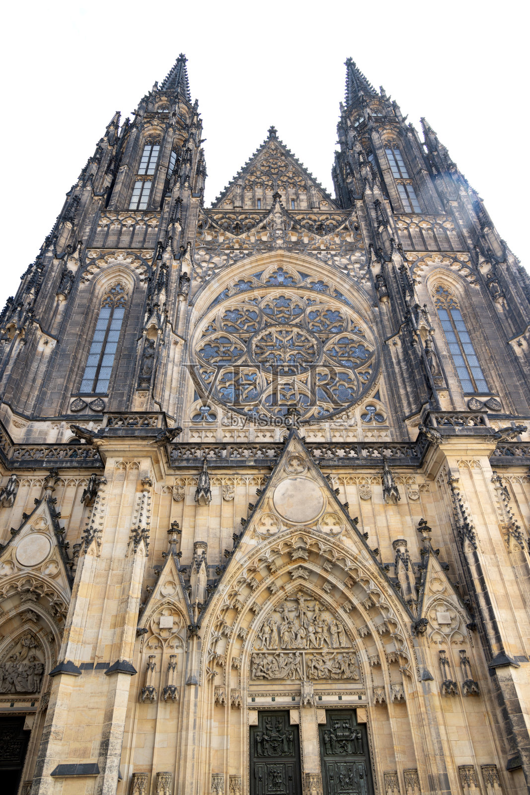 布拉格大教堂和城堡历史古迹摄影照片摄影图片