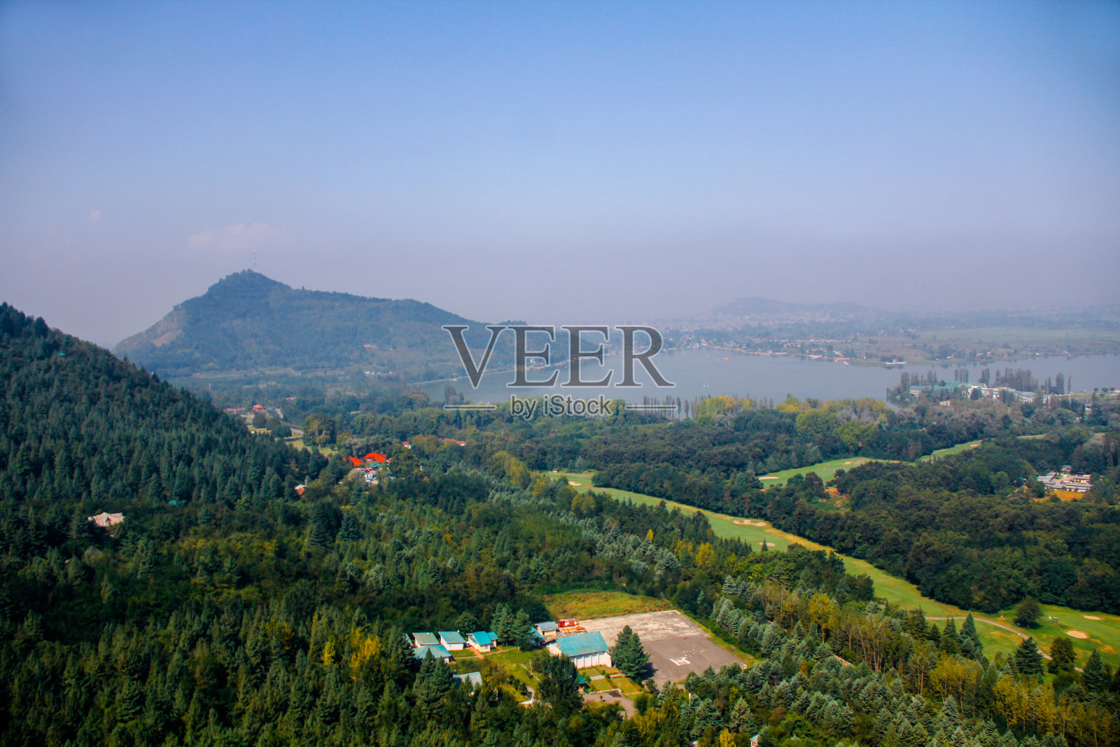 印控克什米尔斯利那加莫卧儿花园照片摄影图片