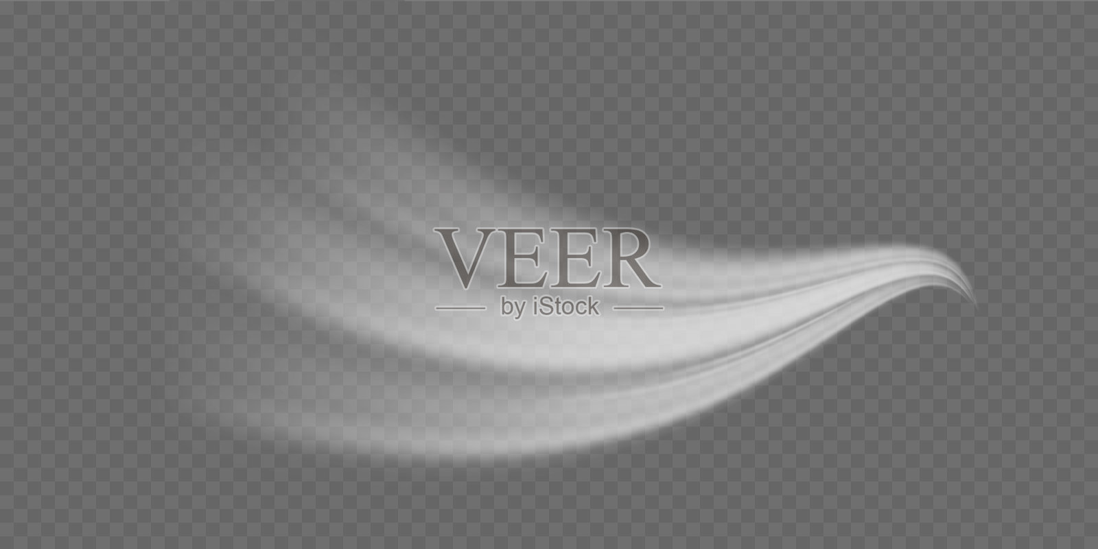 光迹波、火迹线和效果曲线旋转。插画图片素材