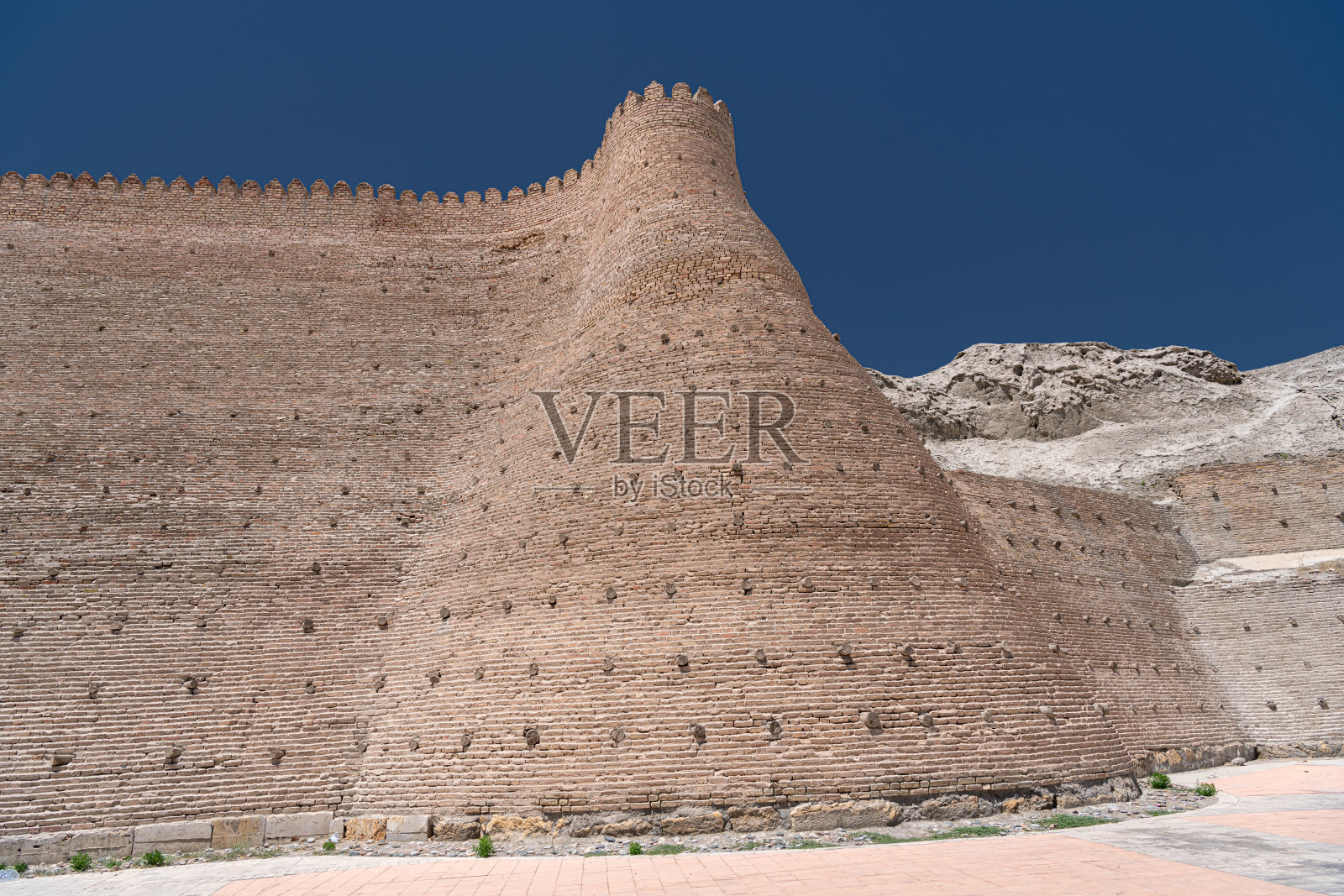 乌兹别克斯坦布哈拉的方舟之门照片摄影图片