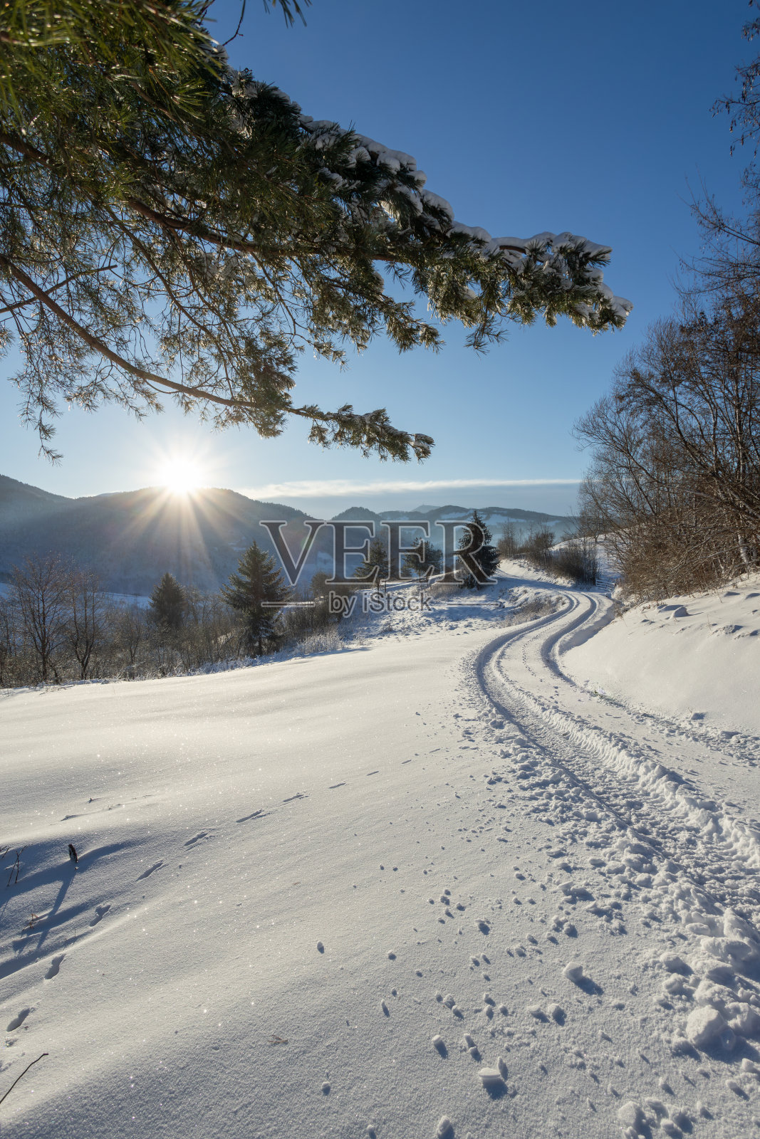 冬天的风景照片摄影图片