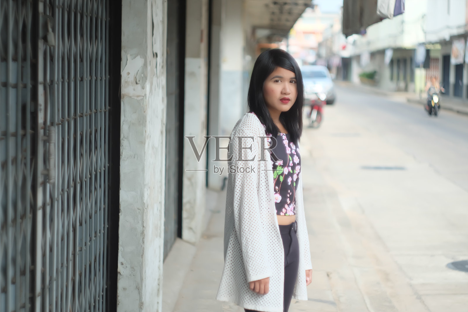 迷人的泰国家庭主妇照片摄影图片