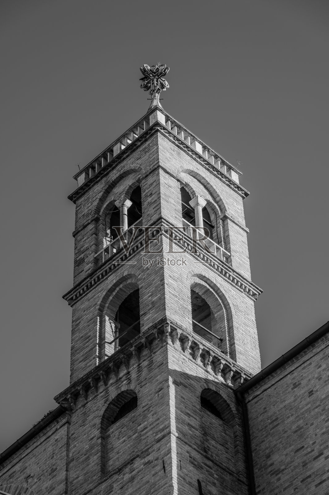 Acquaviva Picena，马尔凯，意大利。圣母教堂Nicolò照片摄影图片