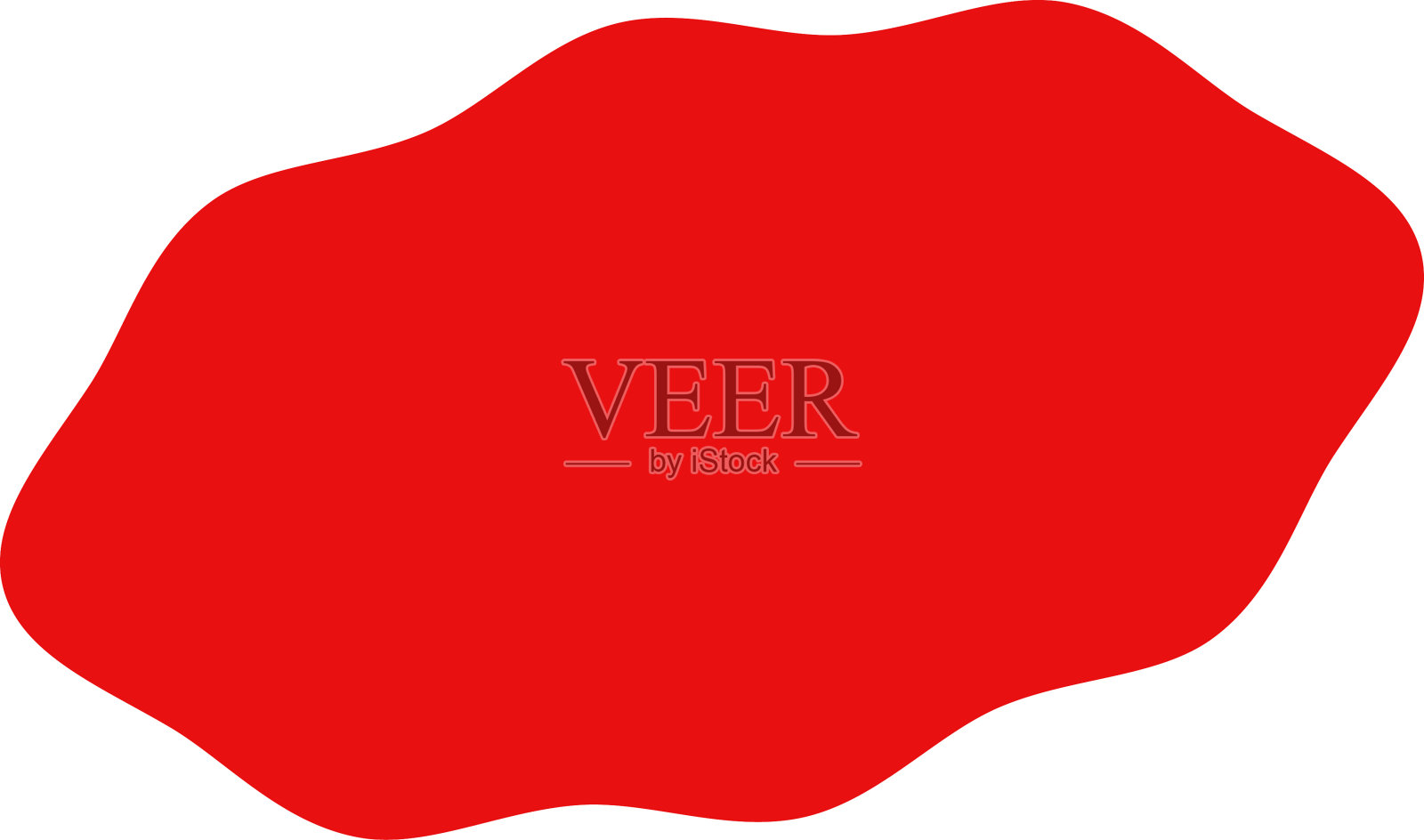 星爆红贴纸集-特别优惠销售椭圆形和圆形太阳爆标签和徽章的集合。带有星形边的促销贴纸。向量。插画图片素材