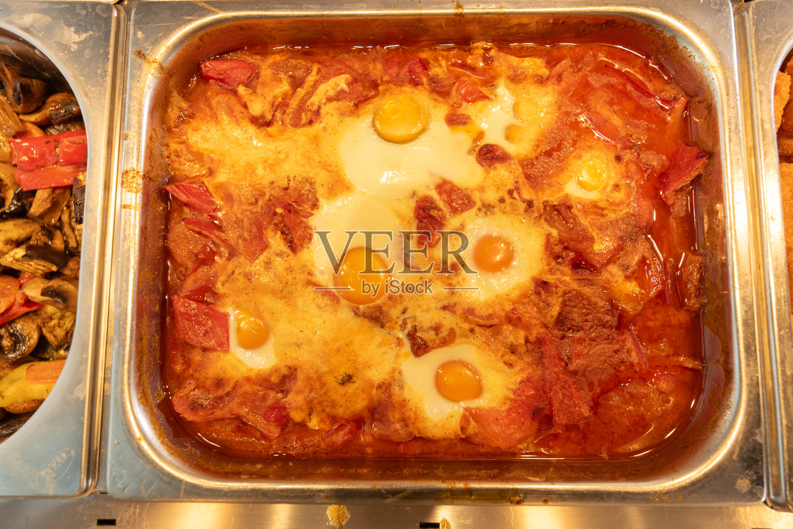 自助餐煎蛋照片摄影图片