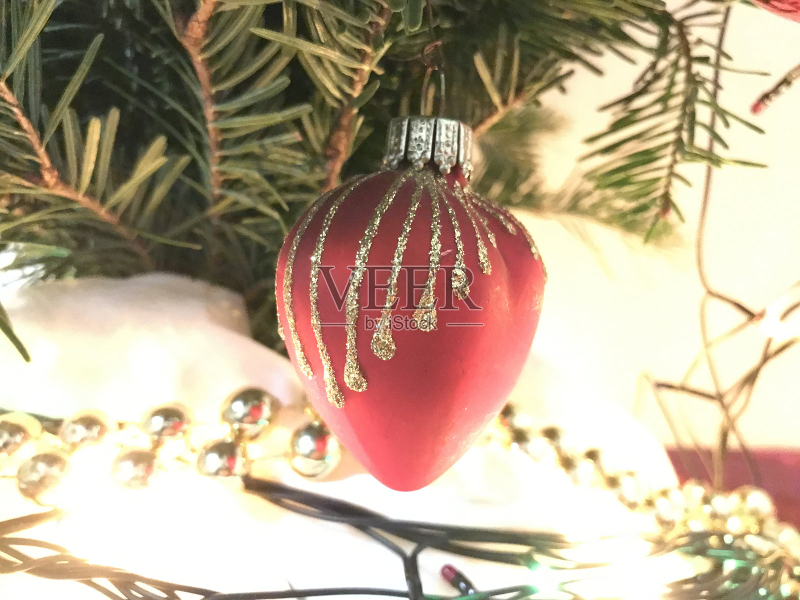 圣诞树装饰照片摄影图片