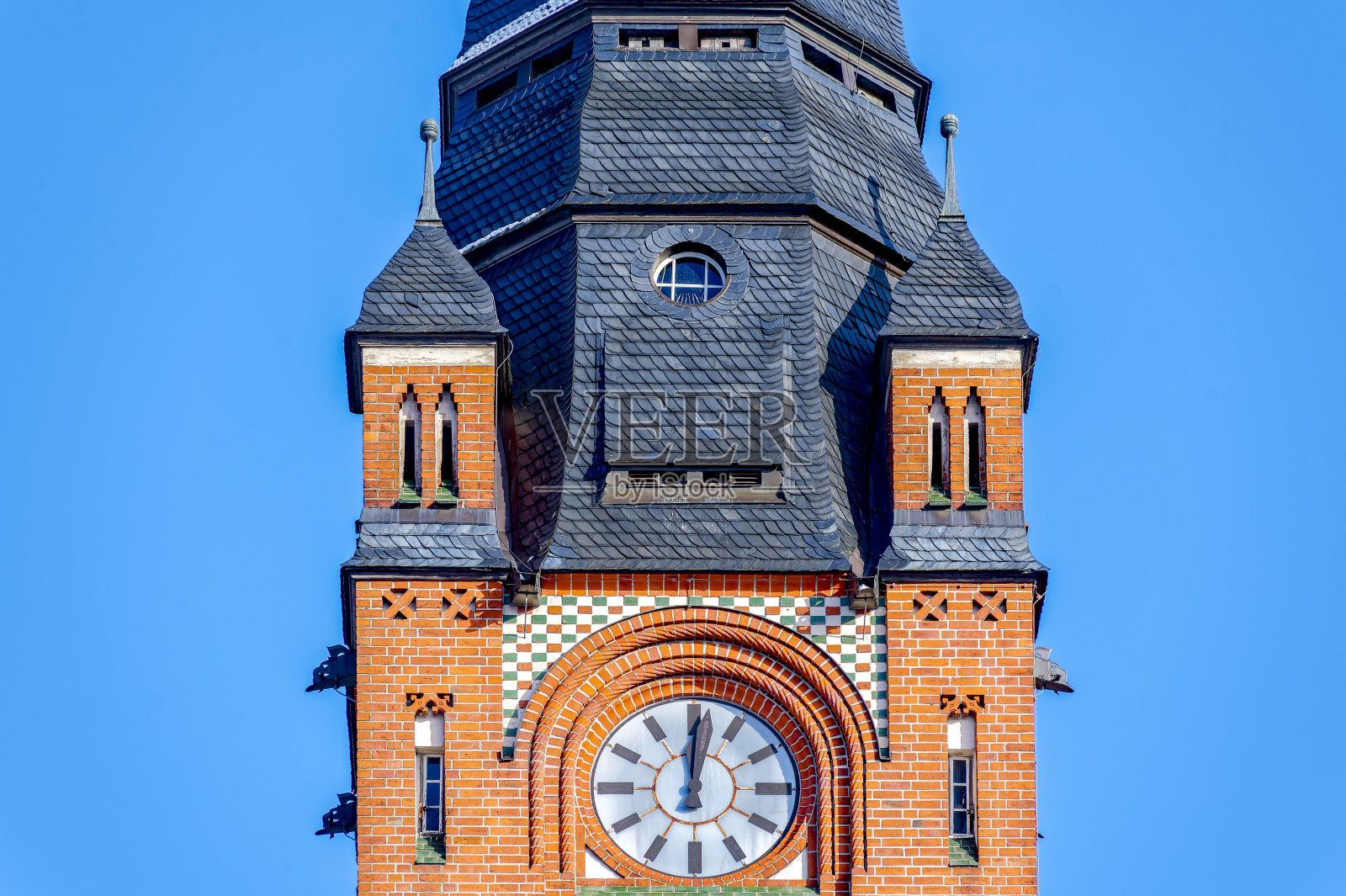 柏林老城的城市景观- koepenick。照片摄影图片