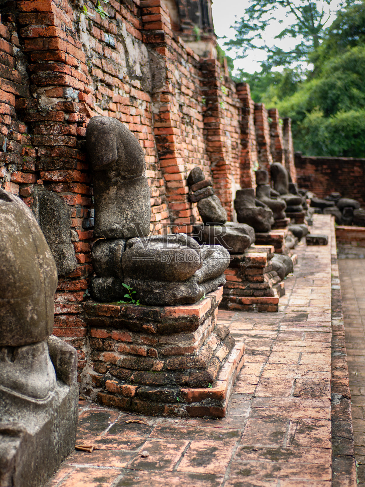 泰国，大城府，寺庙，历史建筑照片摄影图片