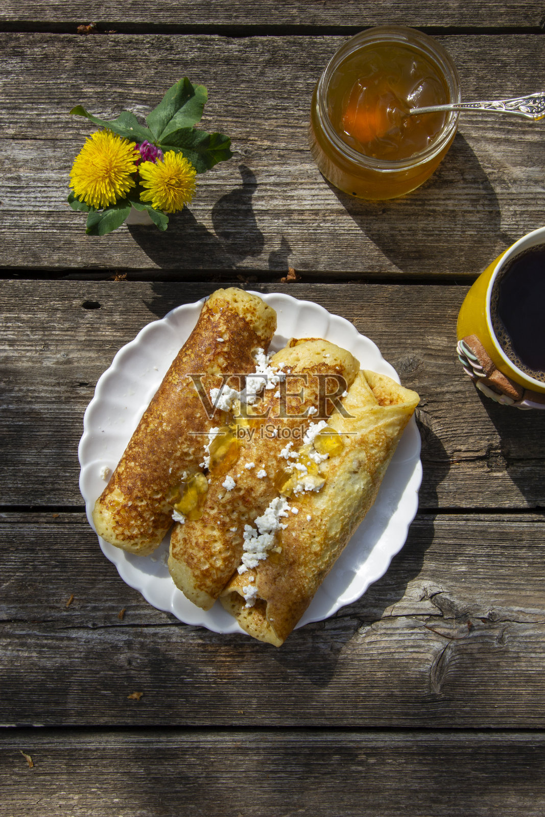 自制的煎饼照片摄影图片