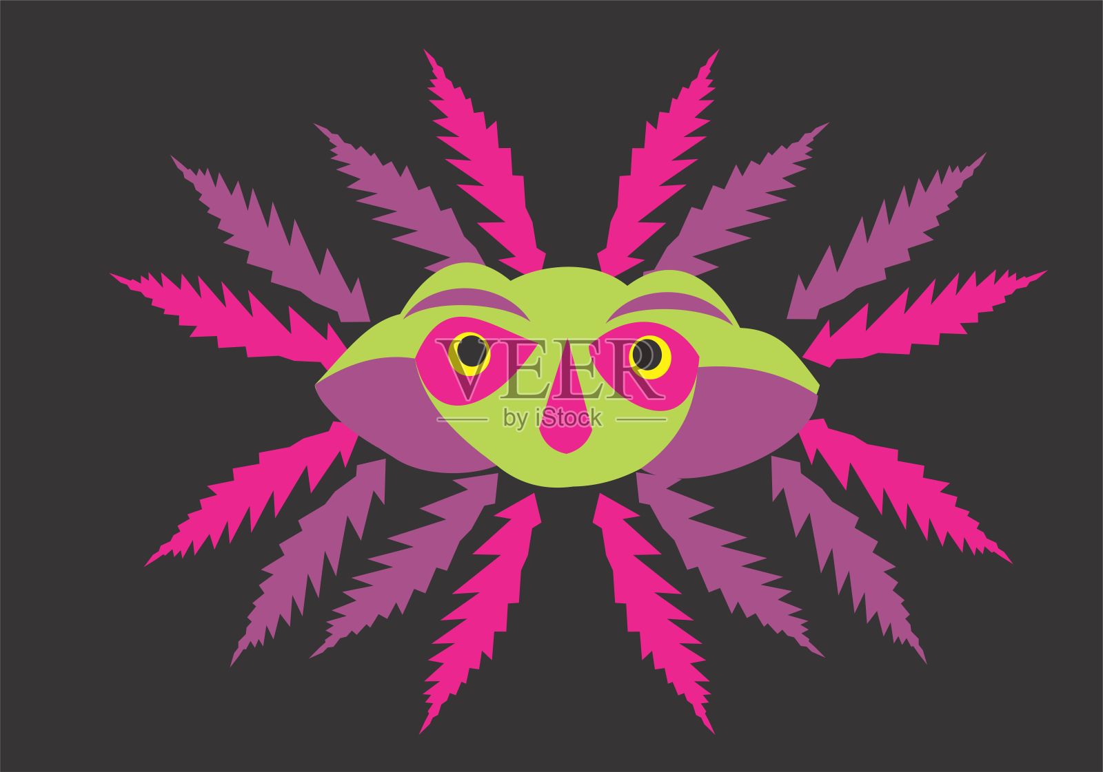 狂欢节面具插画图片素材