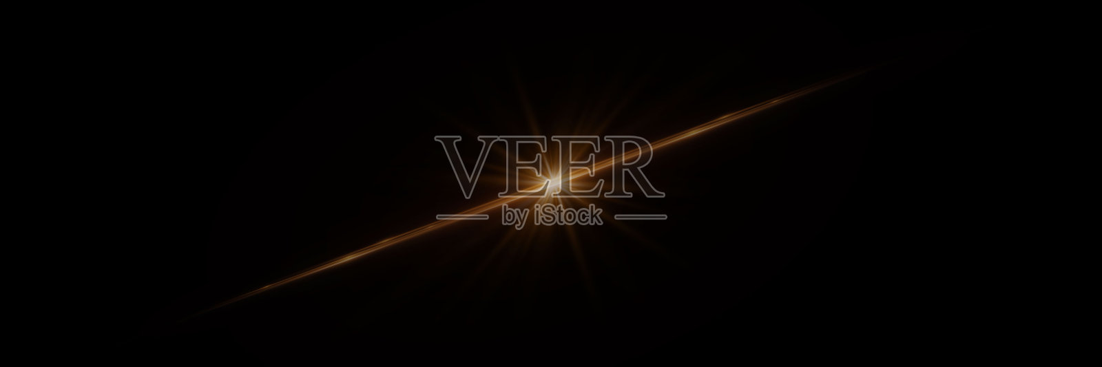 阳光的效果，镜头的闪光，闪光的闪烁。插画图片素材