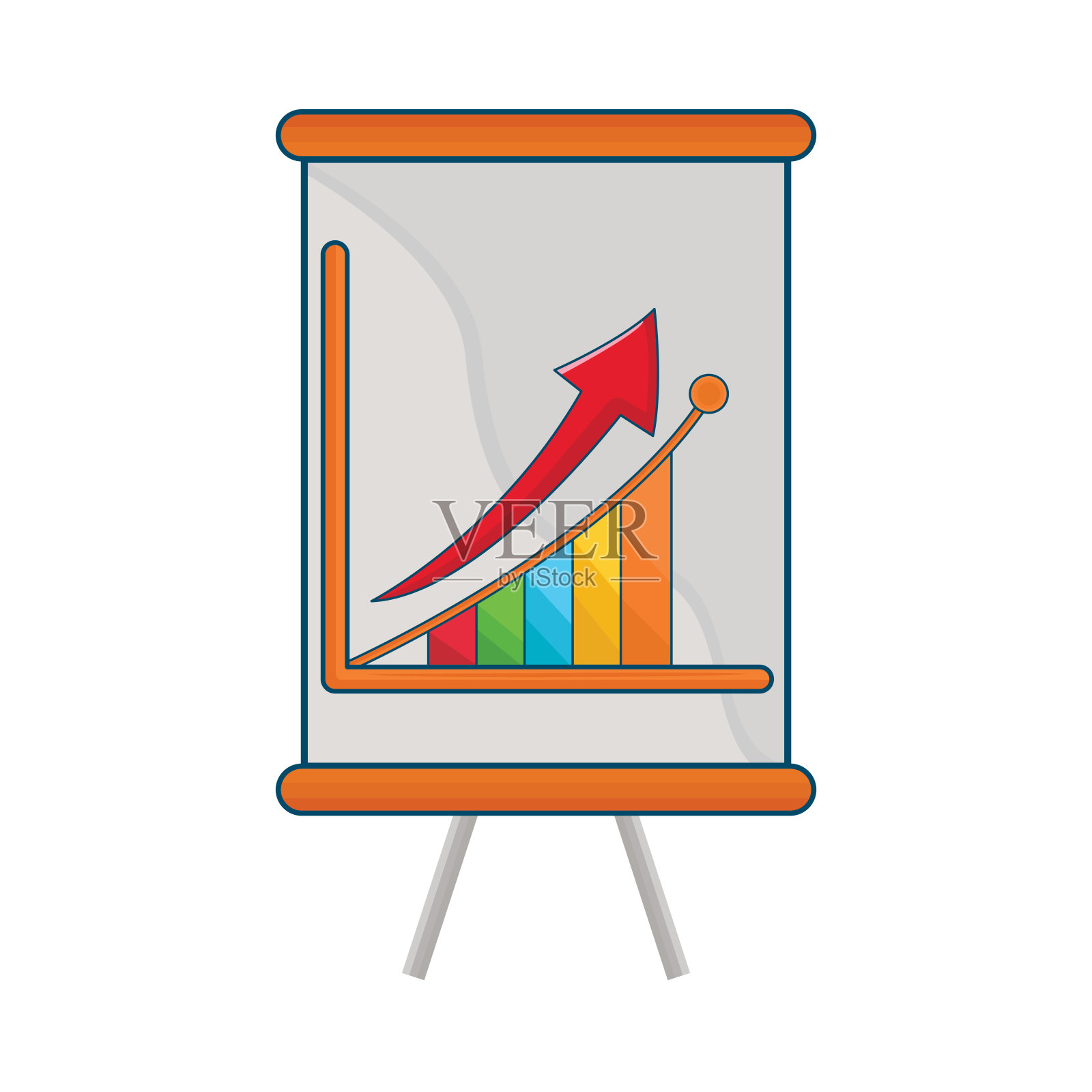 统计插画图片素材