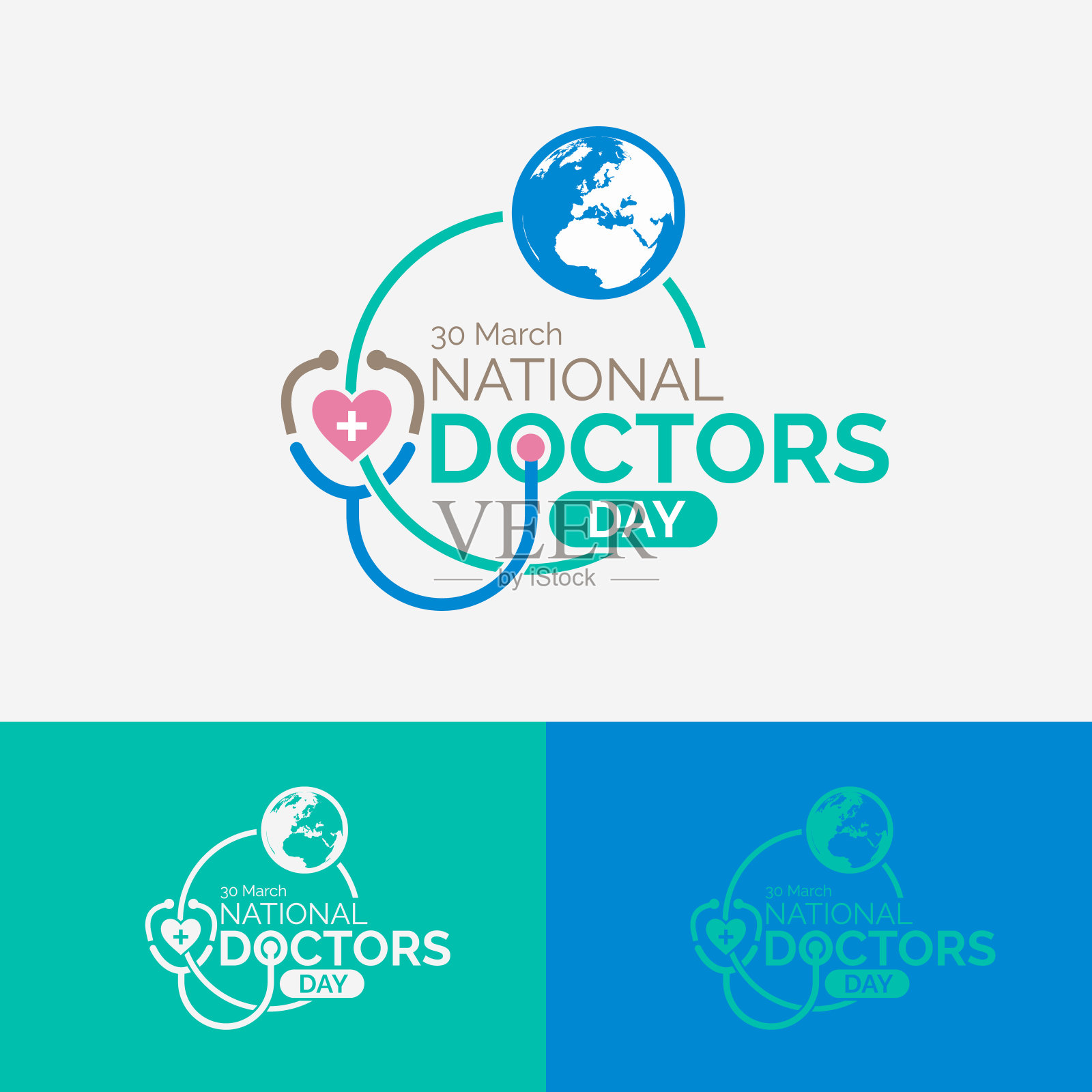 国际医生日插画图片素材