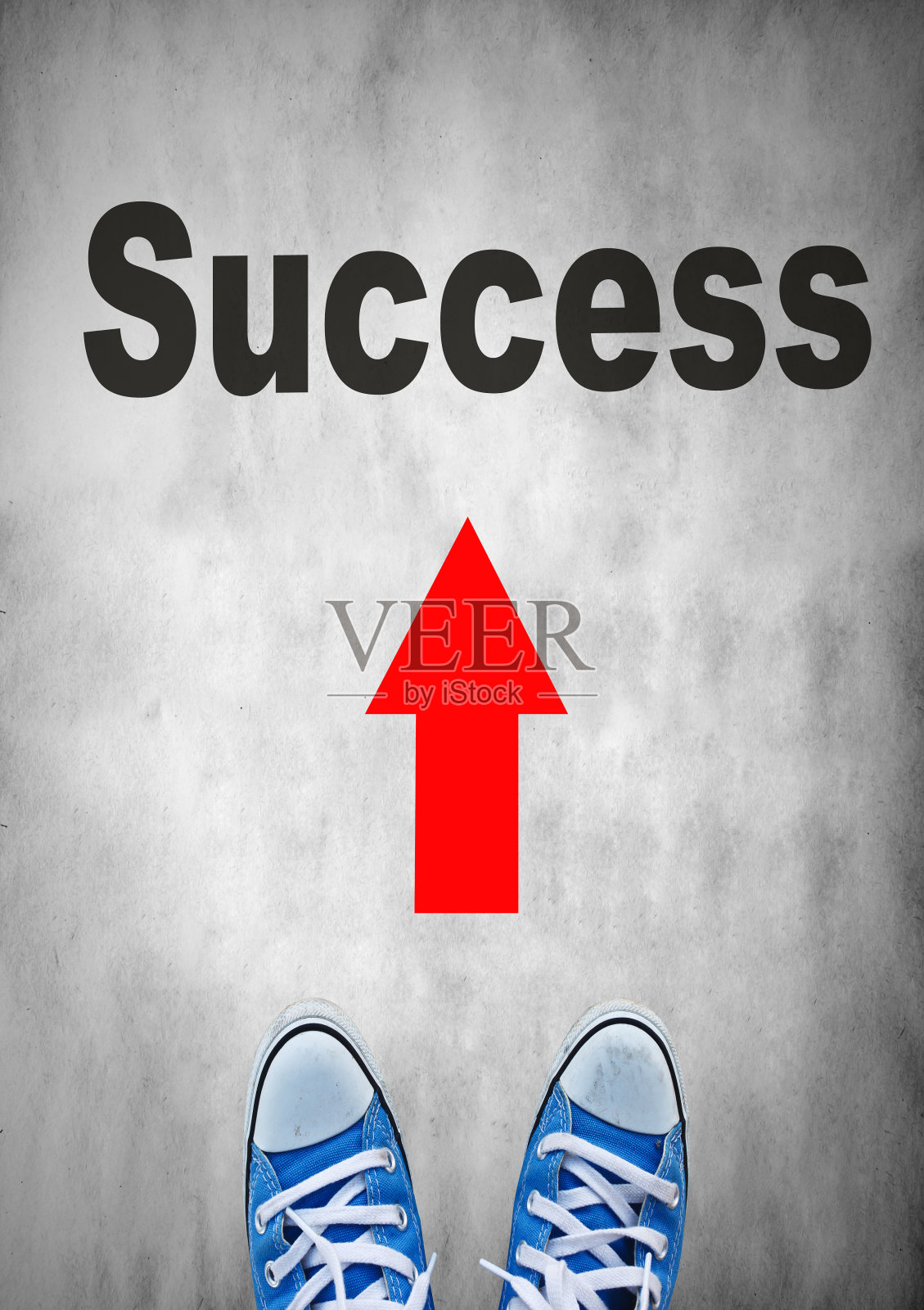 带箭的鞋子。概念照片摄影图片