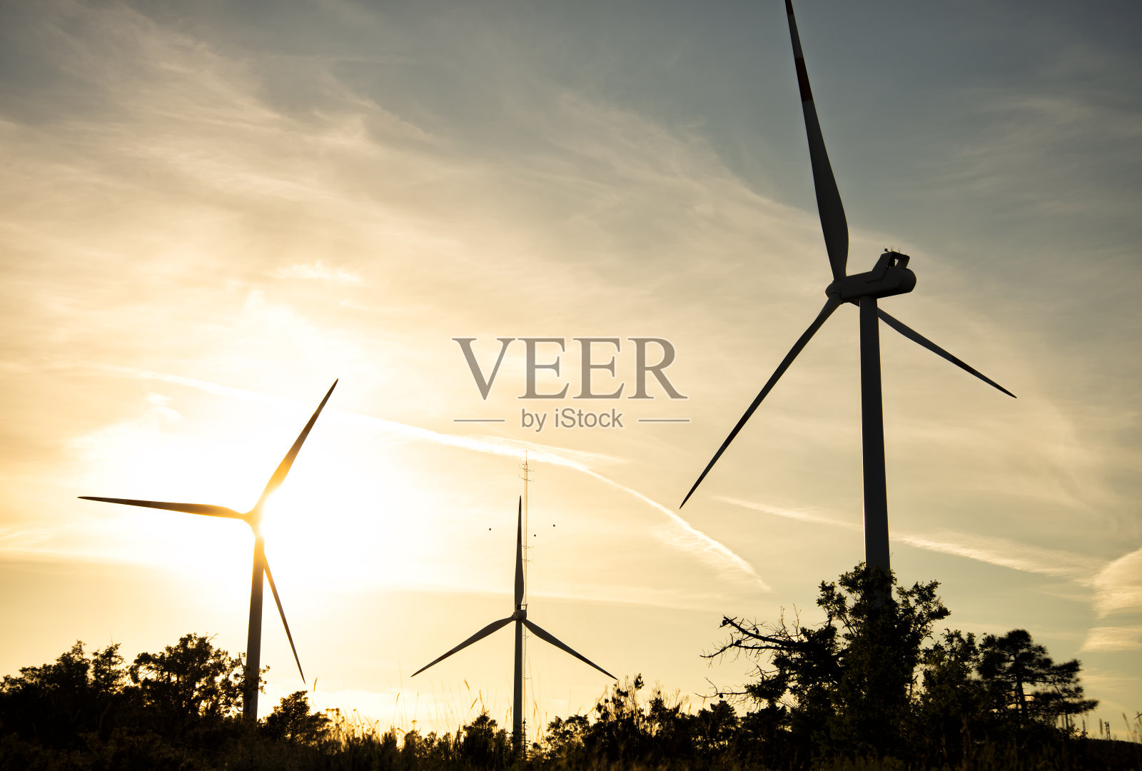 风能。照片摄影图片