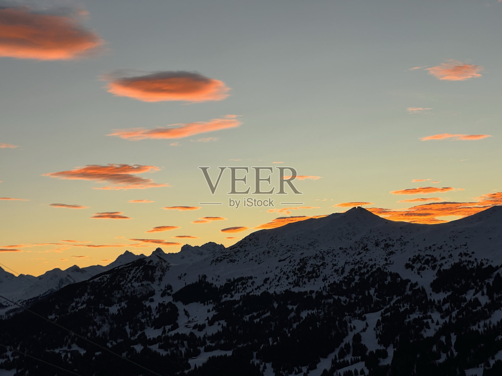 日落时的云照片摄影图片