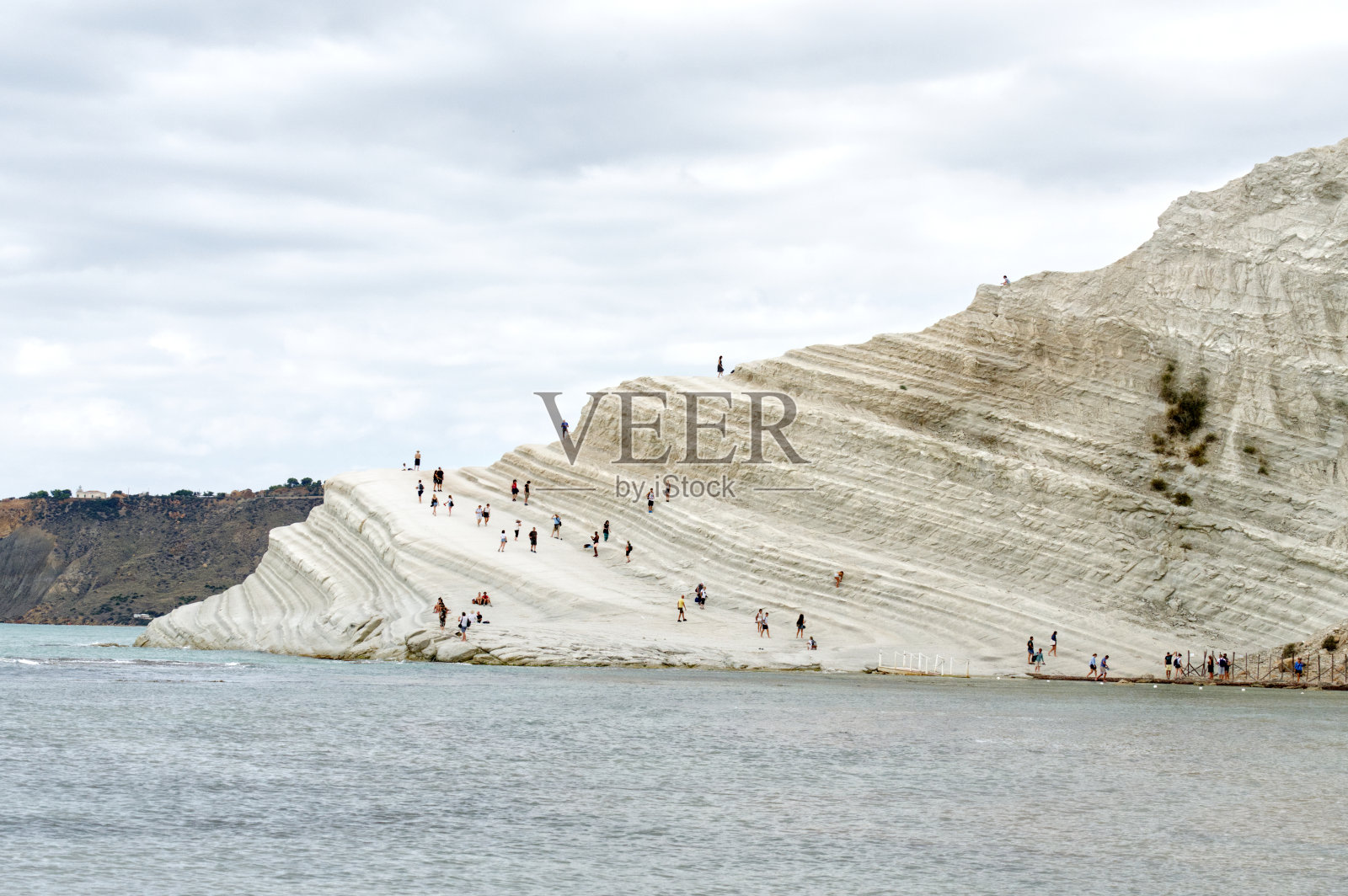 土耳其台阶，Realmonte, Porto Empedocle，西西里岛照片摄影图片