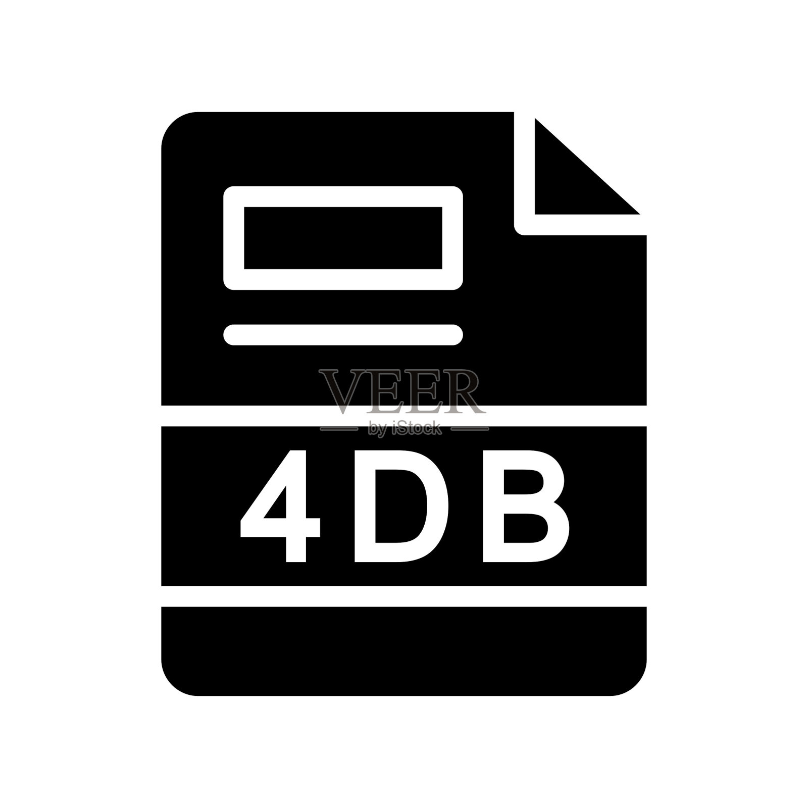 4 db图标插画图片素材