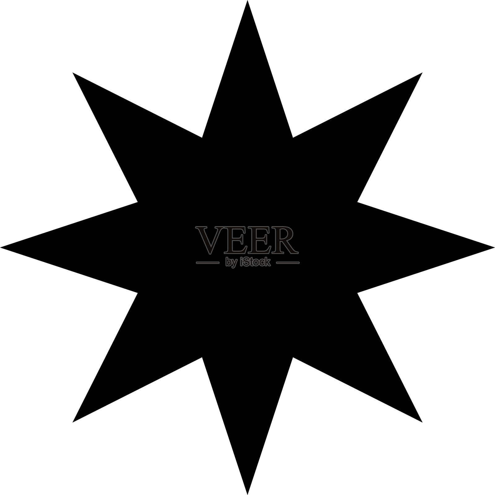 星星线图标集。等级，质量，闪耀的火花，魔术，最喜欢的，标志，明亮的烟花，下降，幻想矢量插图。插画图片素材