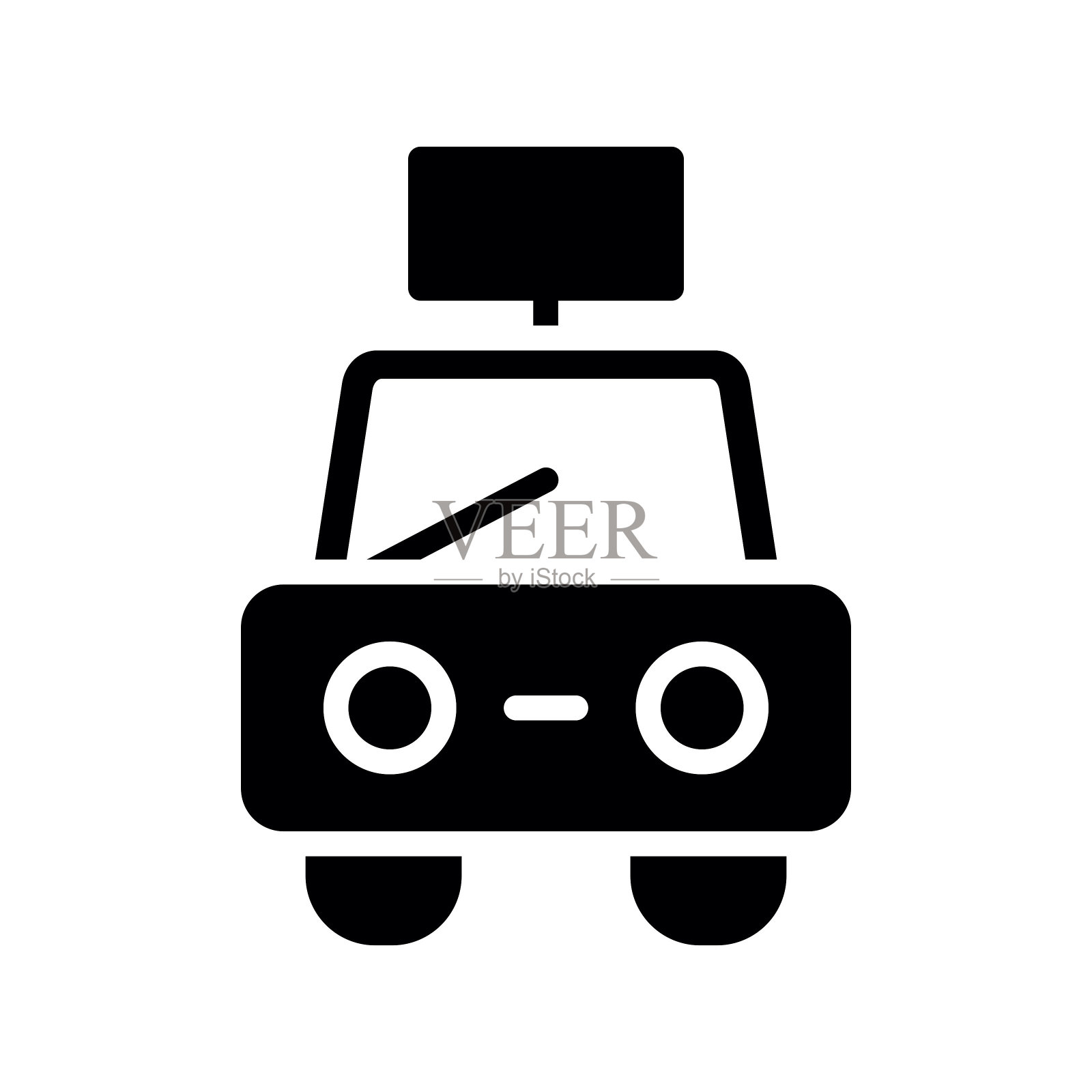 出租车图标插画图片素材