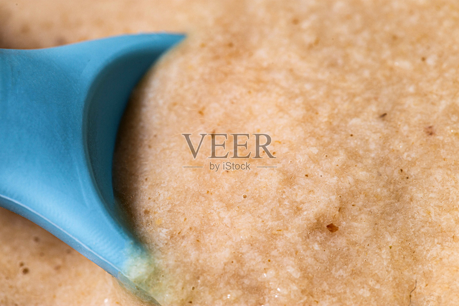 荞麦奶粥适合幼儿喂养，宏观照片摄影图片