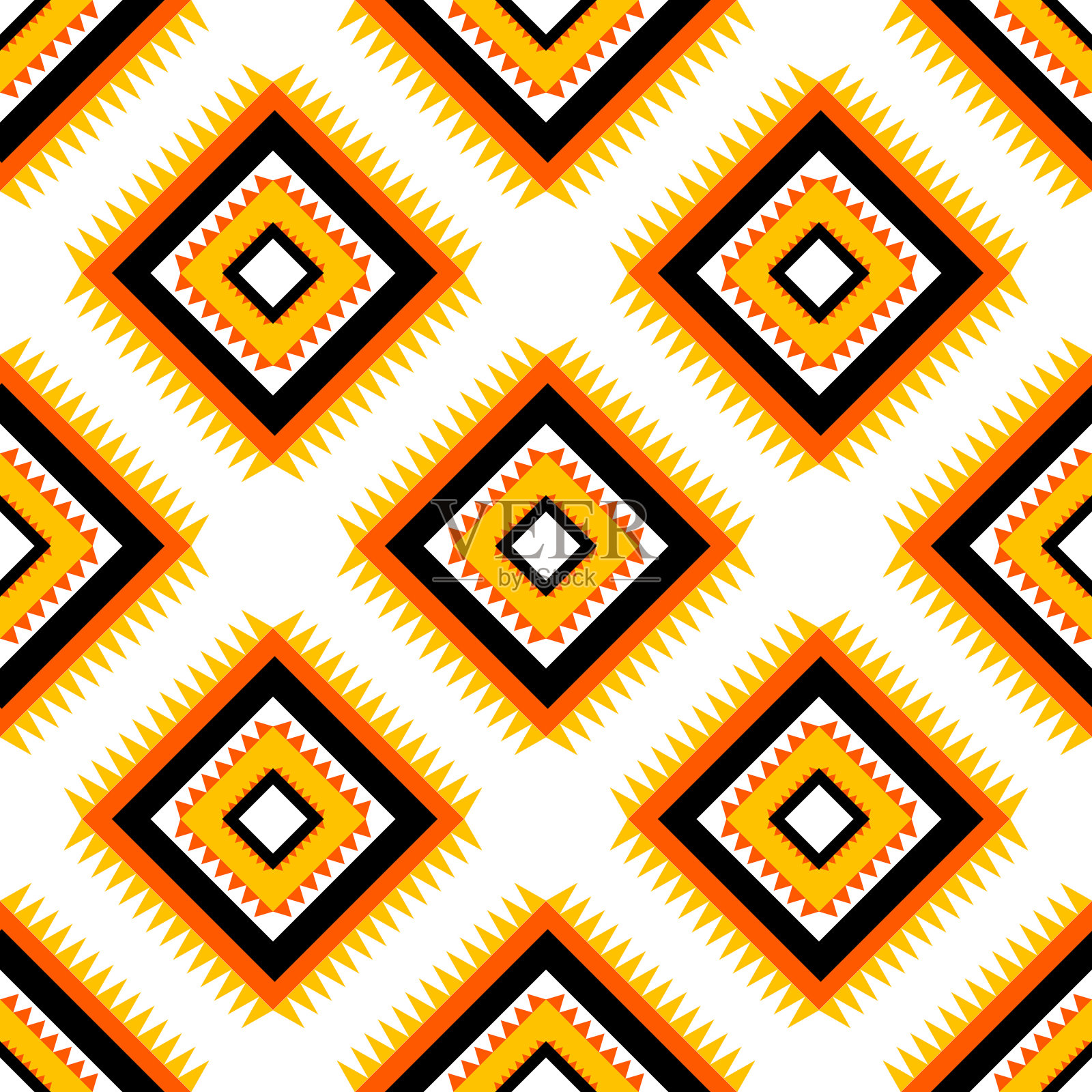 我的抽象无缝图案的艺术作品和生产插画图片素材