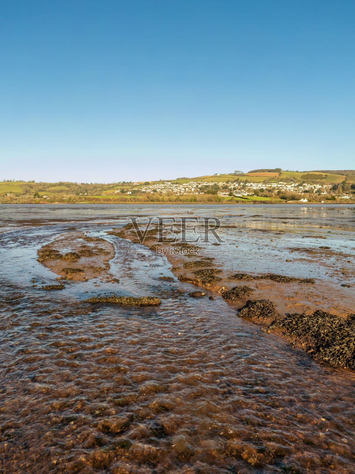 德文郡的泰恩河照片摄影图片