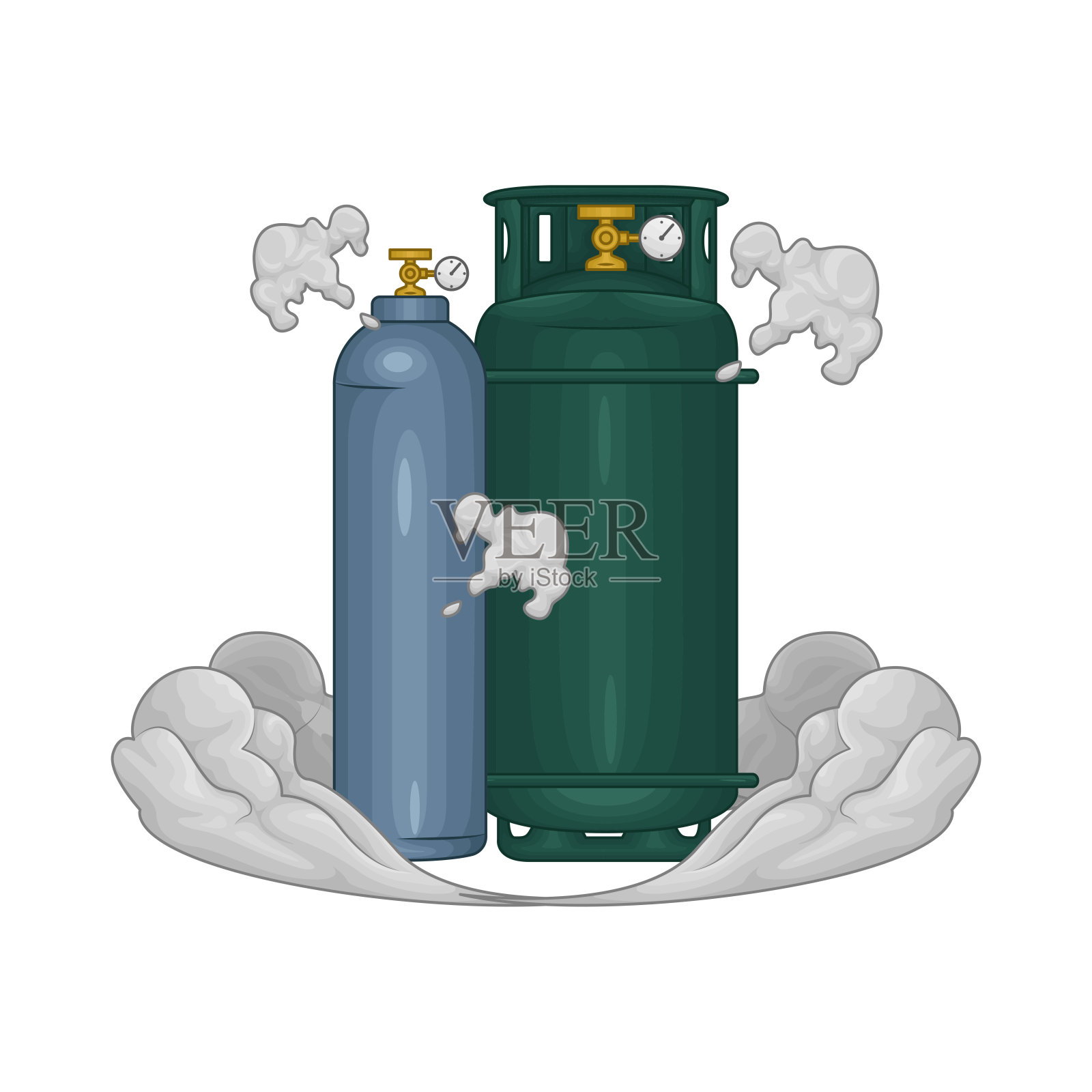 气体插画图片素材