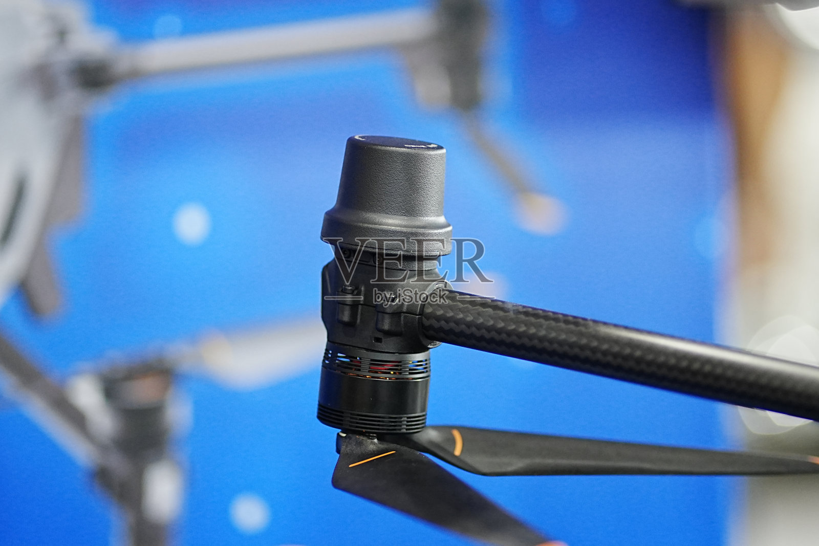 无人机的马达部件照片摄影图片