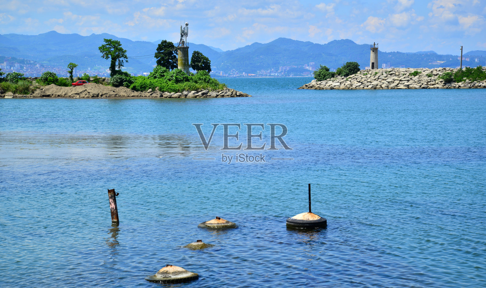 从土耳其奥尔都的波拉曼镇看风景。照片摄影图片