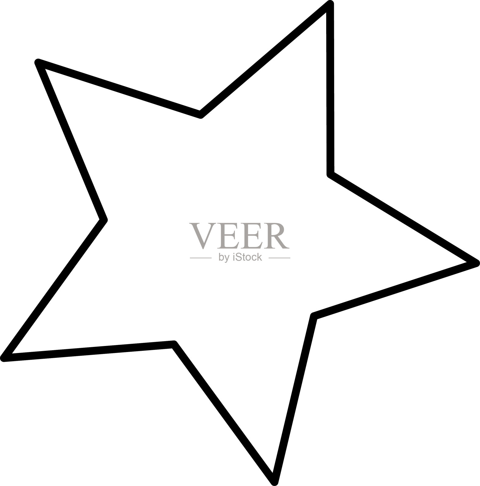 星星线图标集。等级，质量，闪耀的火花，魔术，最喜欢的，标志，明亮的烟花，下降，幻想矢量插图。插画图片素材