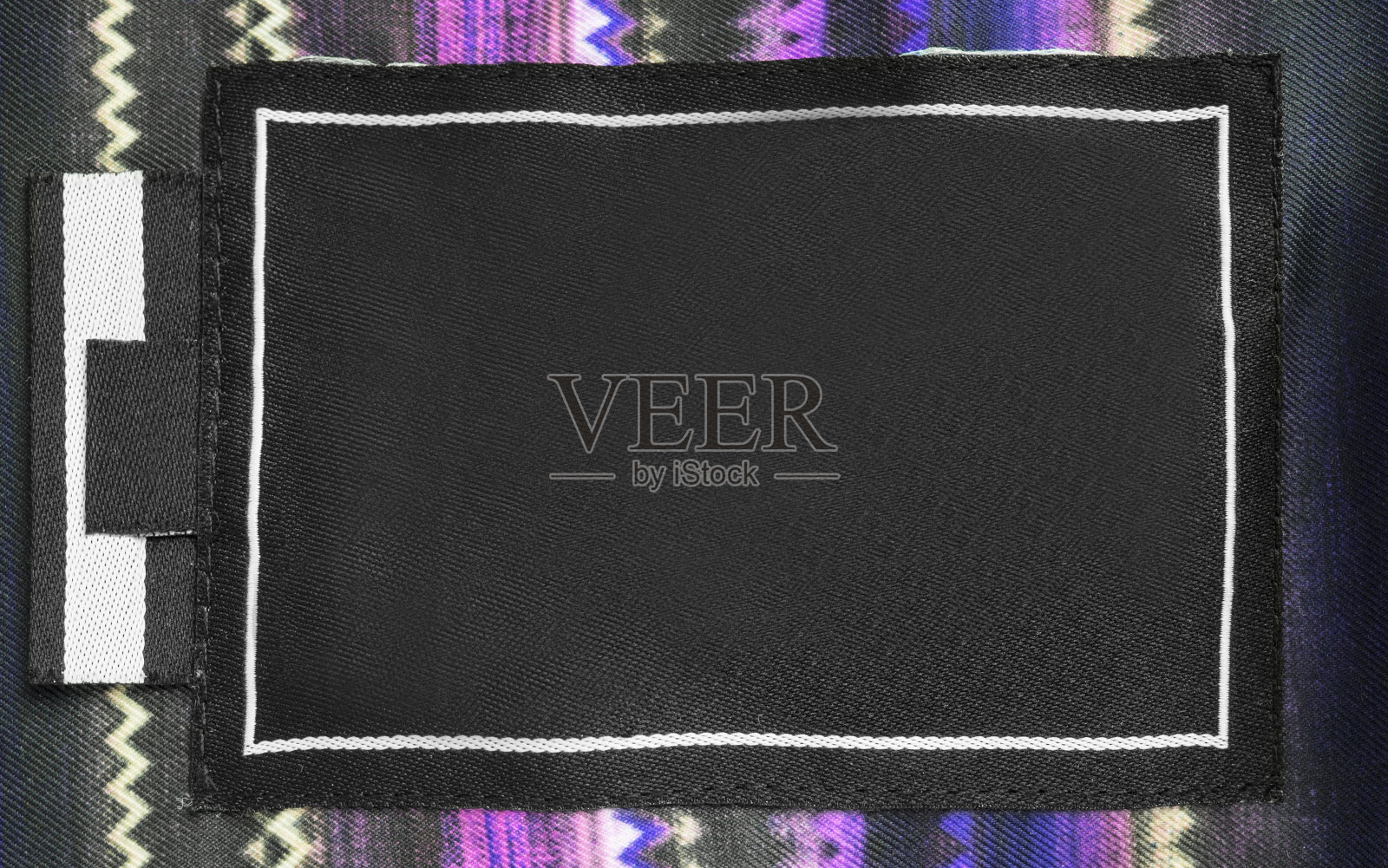 空白衣服标签照片摄影图片