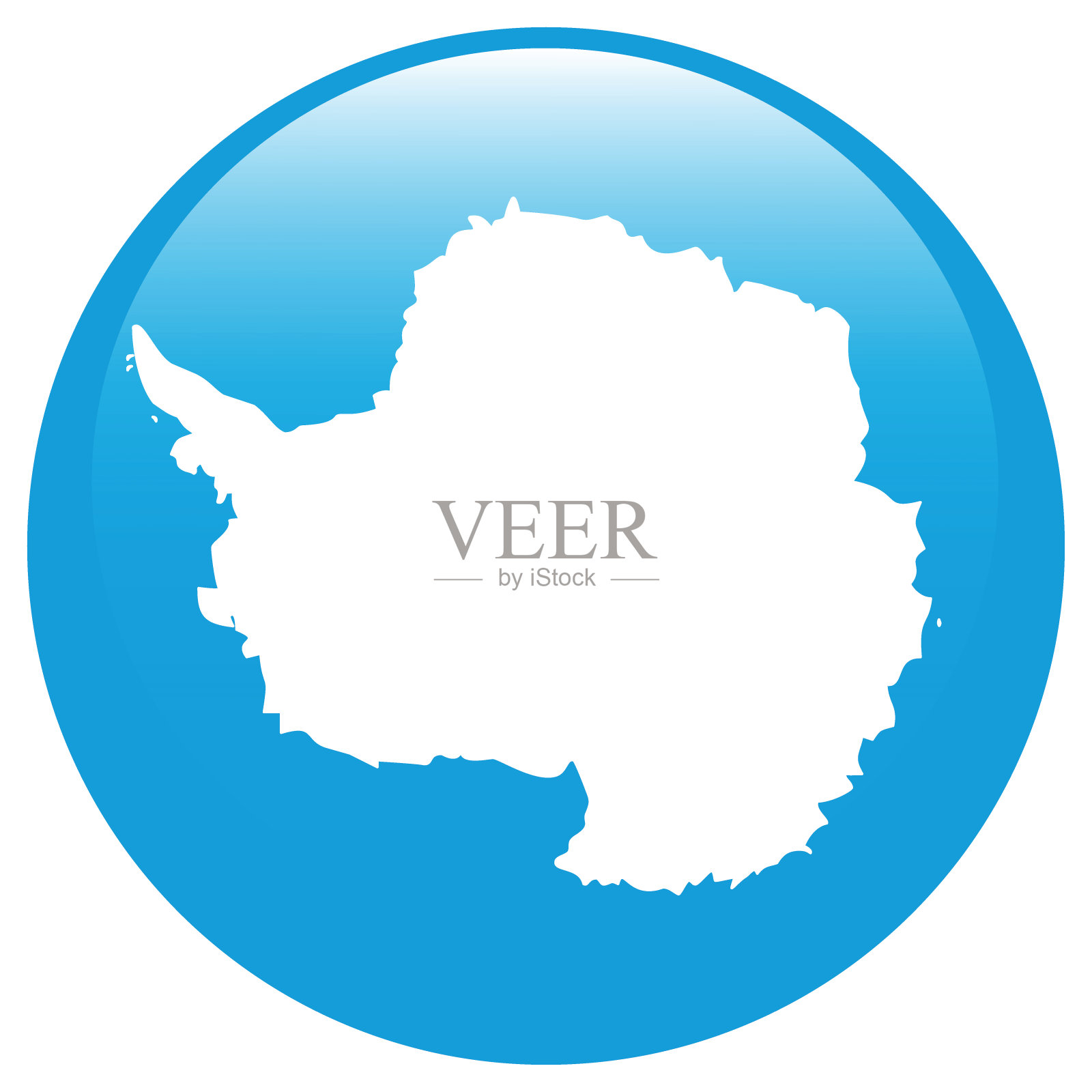 南极洲的旗帜。按钮标志图标。标准颜色。圆形图标标志。3 d演示。电脑插图。数码插图。矢量插图。插画图片素材