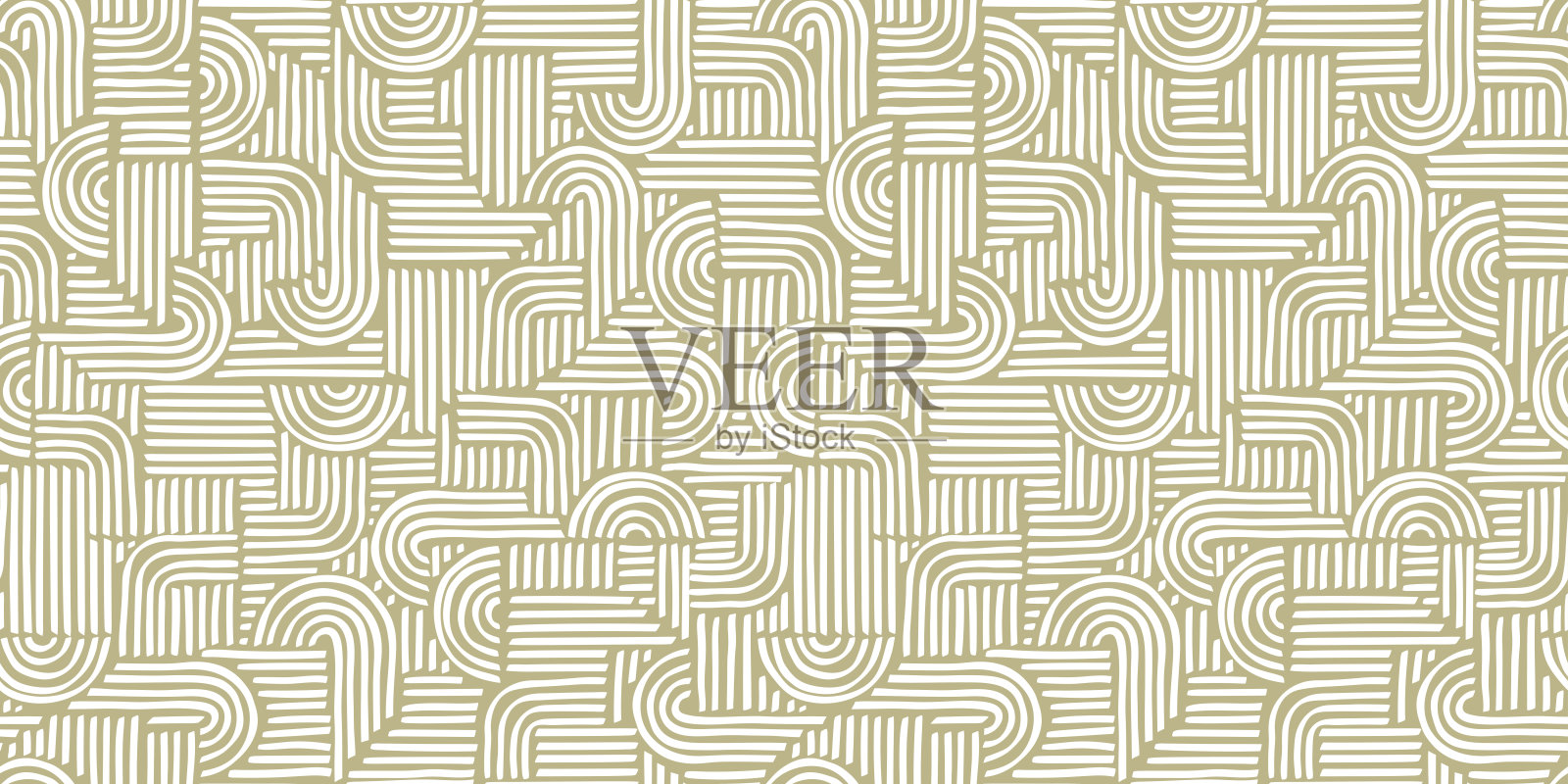 手绘抽象无缝图案，几何背景，简单的风格-伟大的纺织品，横幅，壁纸，包装-矢量设计插画图片素材