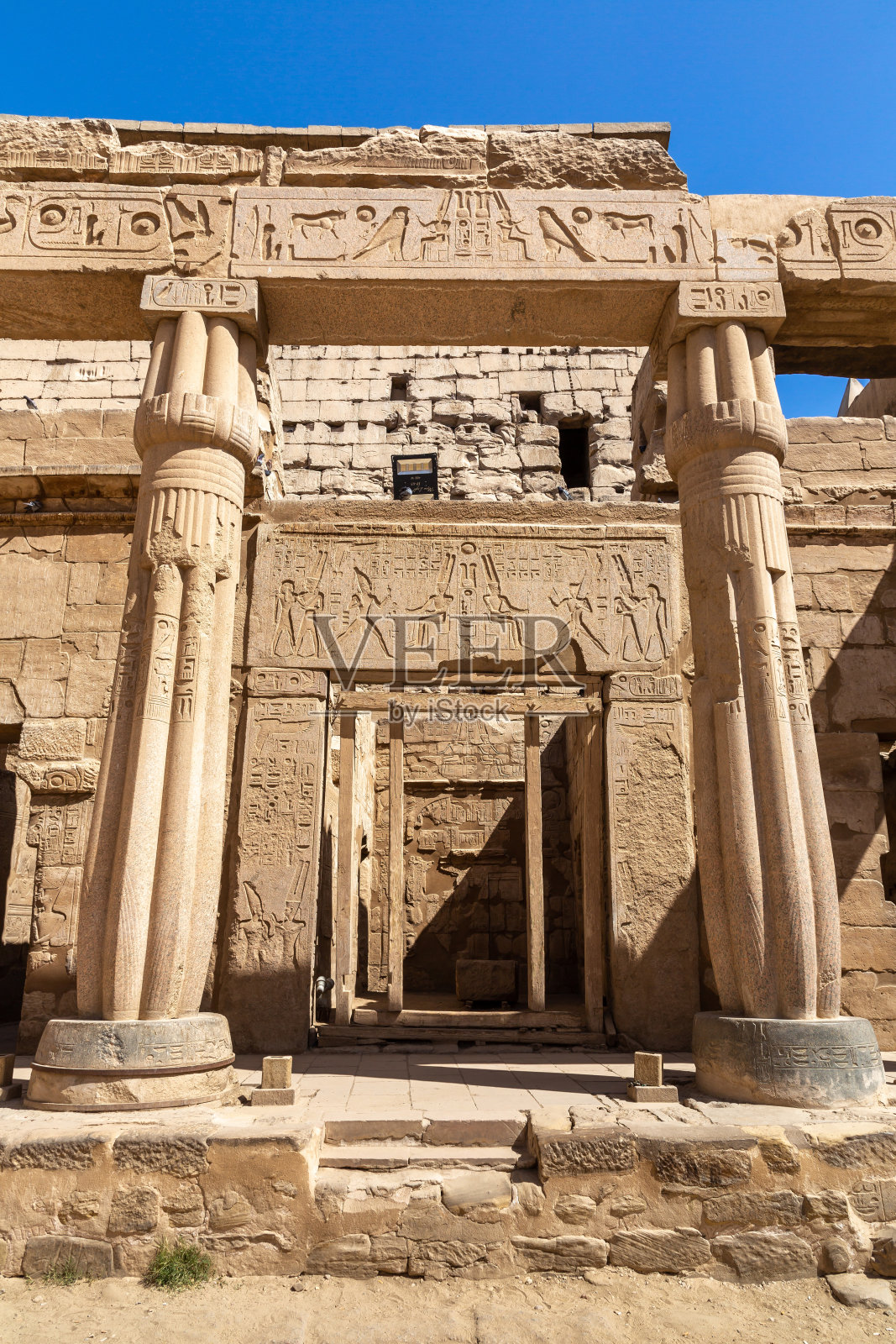 埃及卢克索的卢克索神庙照片摄影图片