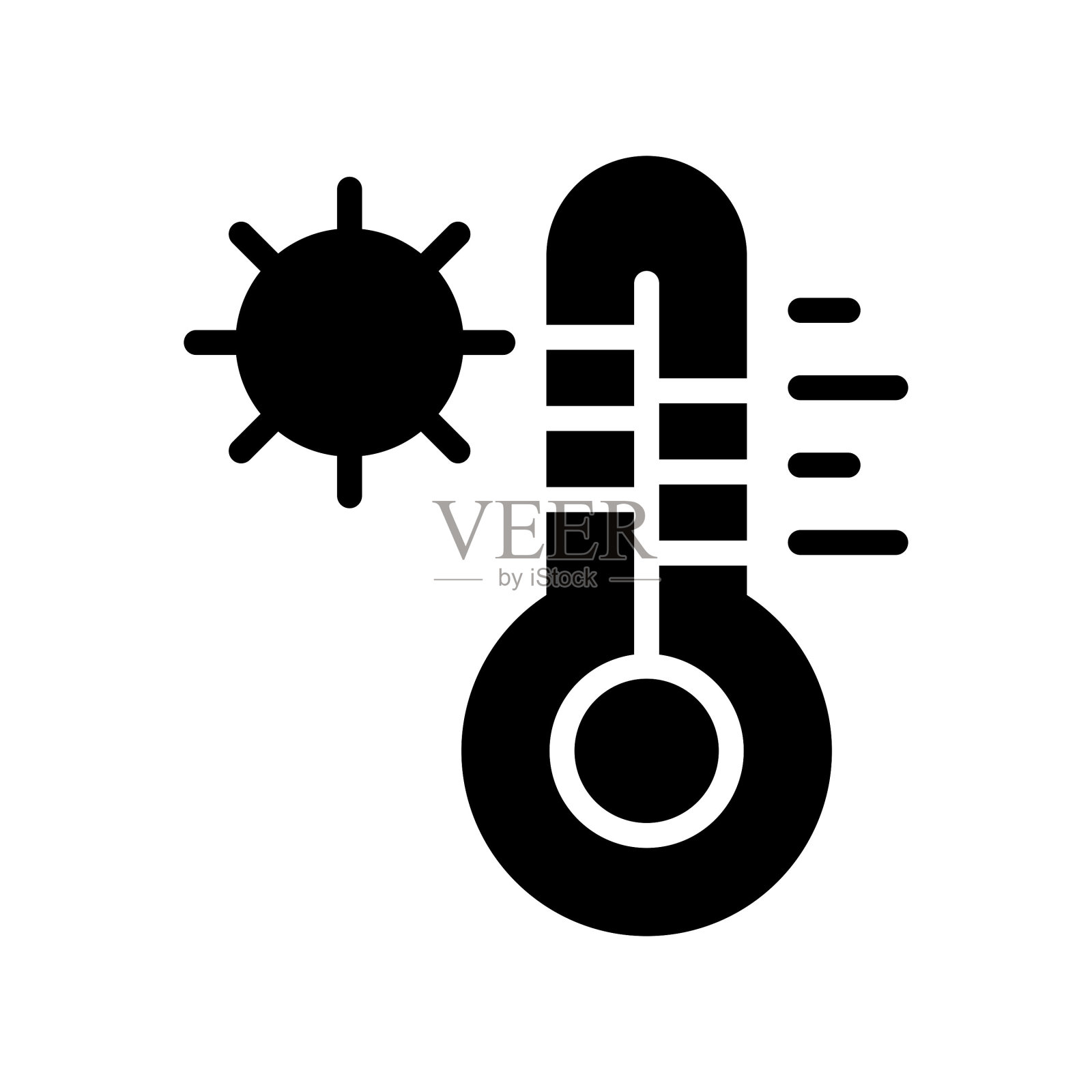 高温图标插画图片素材