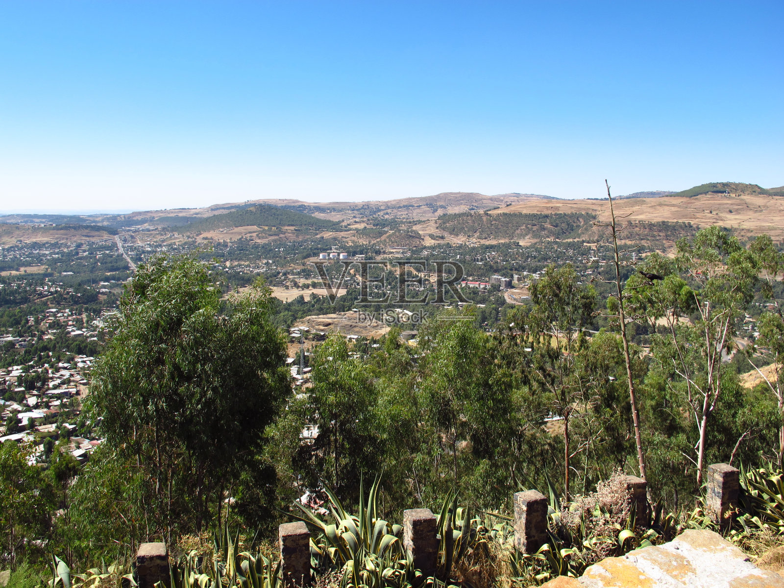 埃塞俄比亚刚铎城的景色照片摄影图片